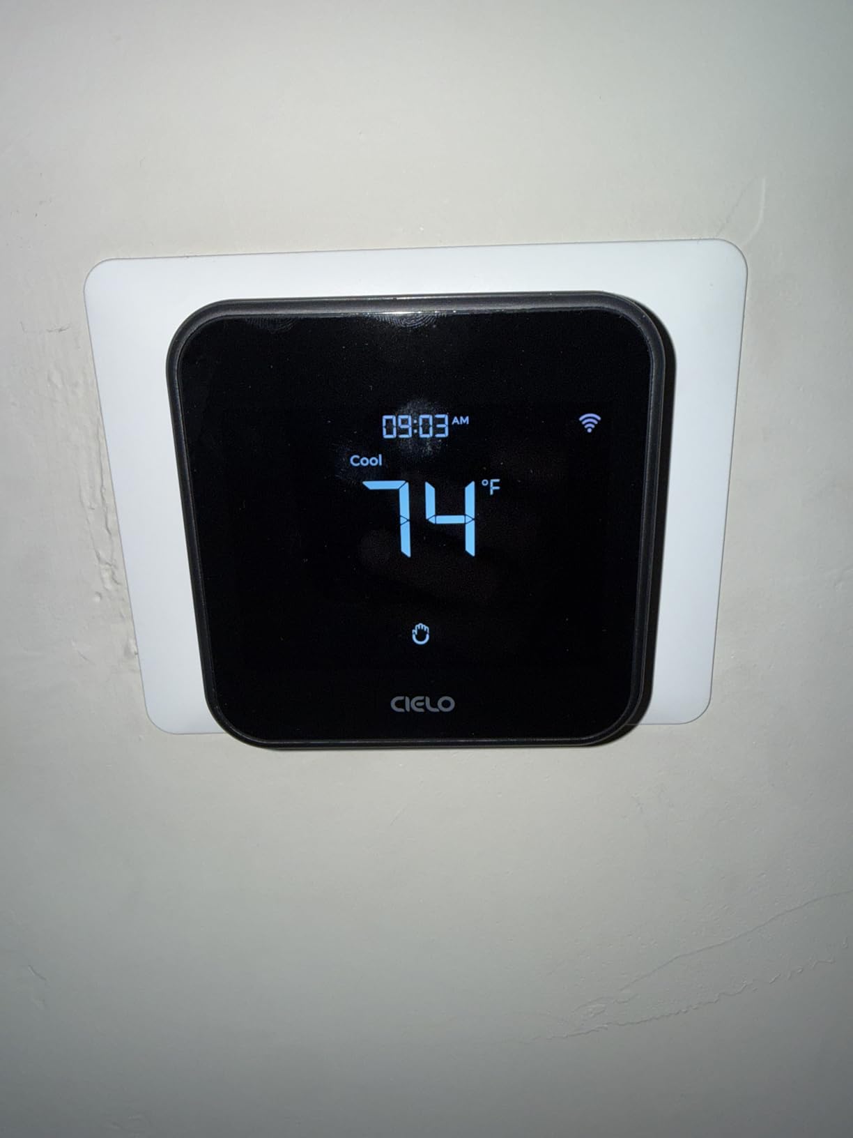 Cielo Smart Thermostat Eco for Central HVAC, Energy Star Certified (White) | Supports Conventional Systems up to (2H/2C) & Heat Pumps (4H/2C) | Free C-Wire Adapter | NOT for Mini Split Systems customer photo 1
