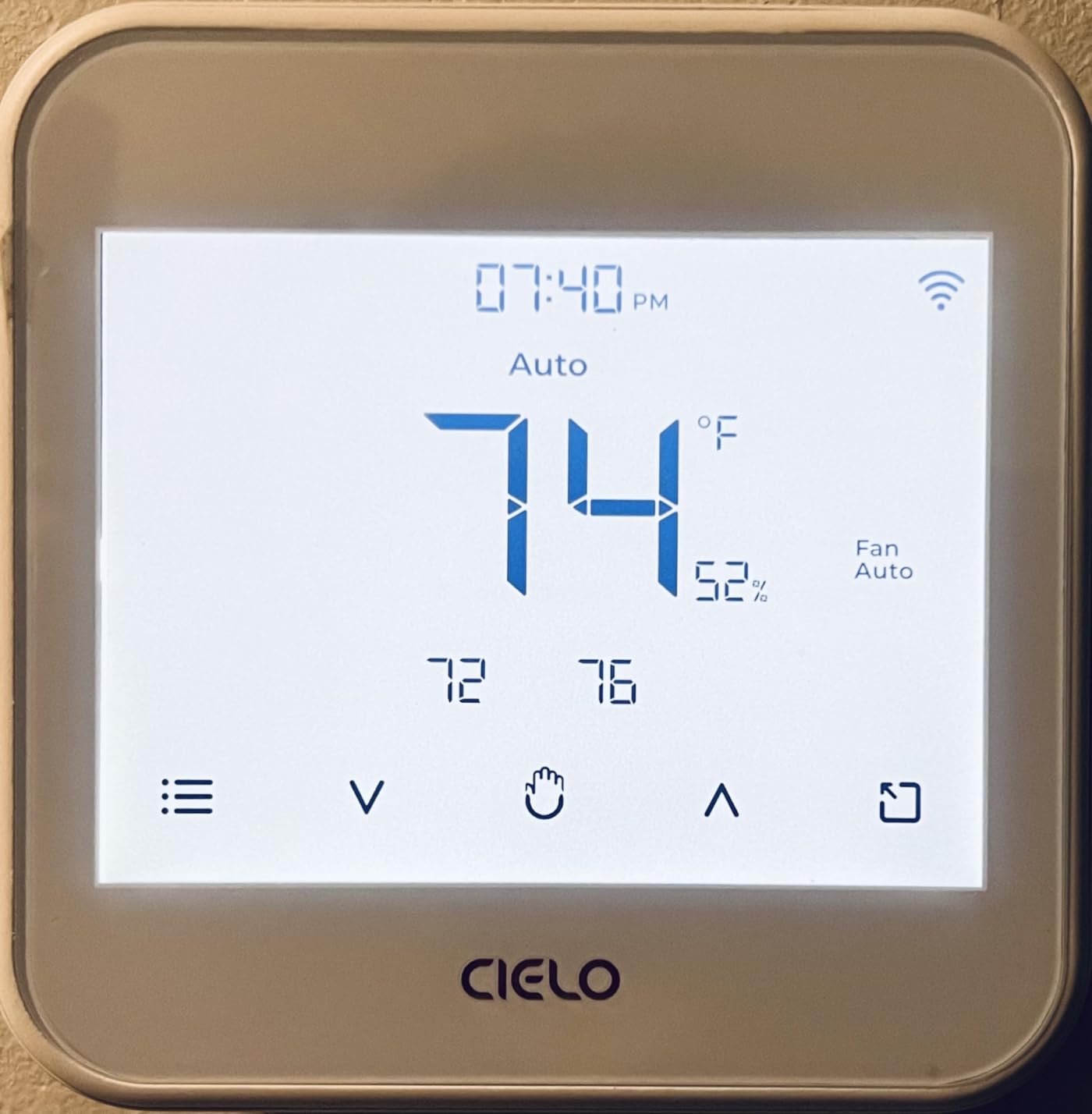 Cielo Smart Thermostat Eco for Central HVAC, Energy Star Certified (White) | Supports Conventional Systems up to (2H/2C) & Heat Pumps (4H/2C) | Free C-Wire Adapter | NOT for Mini Split Systems customer photo 2