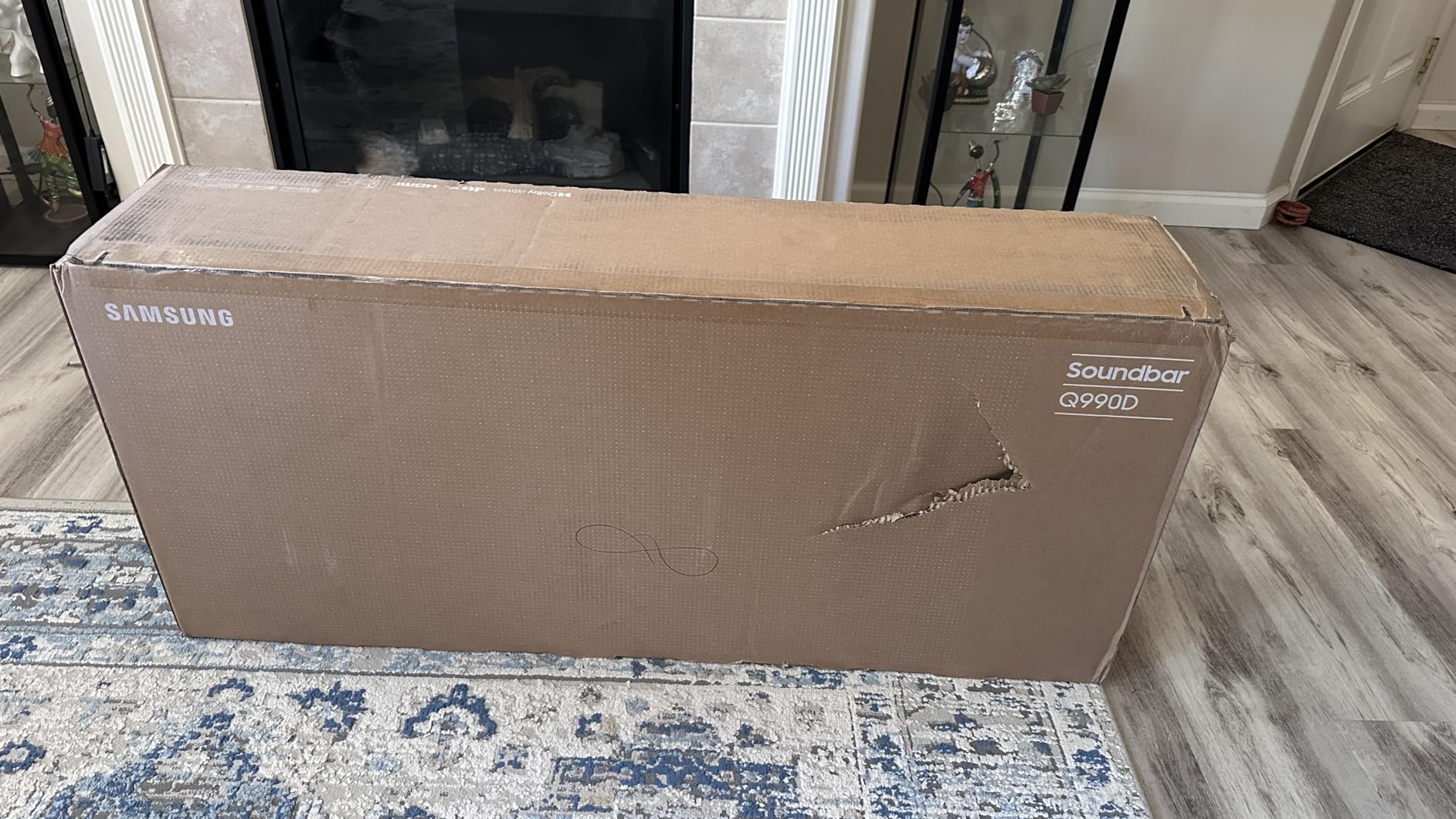 SAMSUNG Q990D 11.1.4ch Soundbar w/Wireless Dolby Atmos Audio, Rear Speaker Included, Q-Symphony, SpaceFit Sound Pro, Adaptive Sound, Game Mode Pro with Alexa Built-in, HW-Q990D/ZA customer photo 2