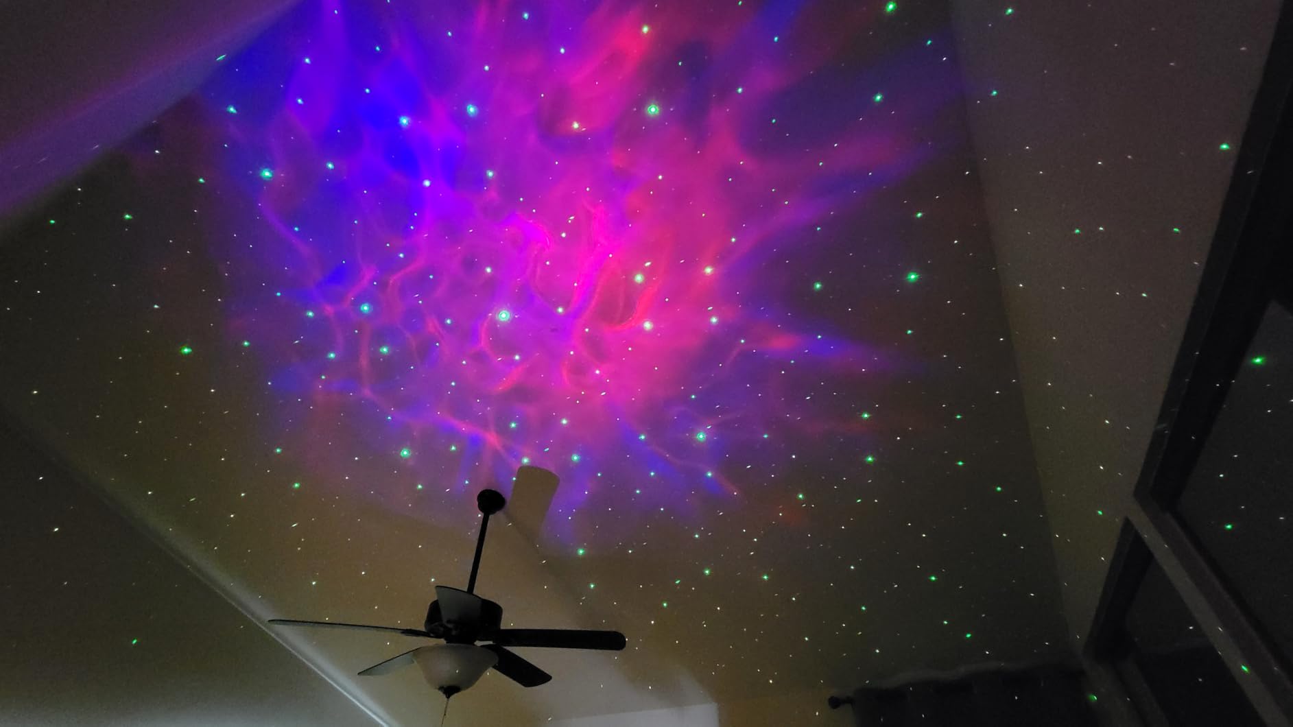 Astronaut Galaxy Projector, Star Projector with 8 Colors LED Nebula Effects | Astronaut Light Projector, Starry Night Light Projector with Remote, Gift for Kid/Friend, Birthday/Game Party/Kids Room Decor customer photo 1