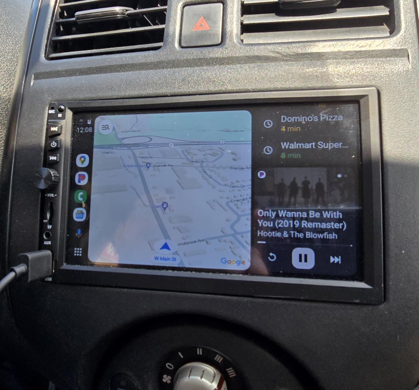 Wireless Carplay Double Din Car Stereo, 7 Inch BT Touchscreen Car Radio | HD 1024 * 600 Screen, Bluetooth 5.1, FM Radio, GPS Navigation, Backup Camera, Android Auto, Voice Control, USB/AUX/TF/SWC customer photo 1
