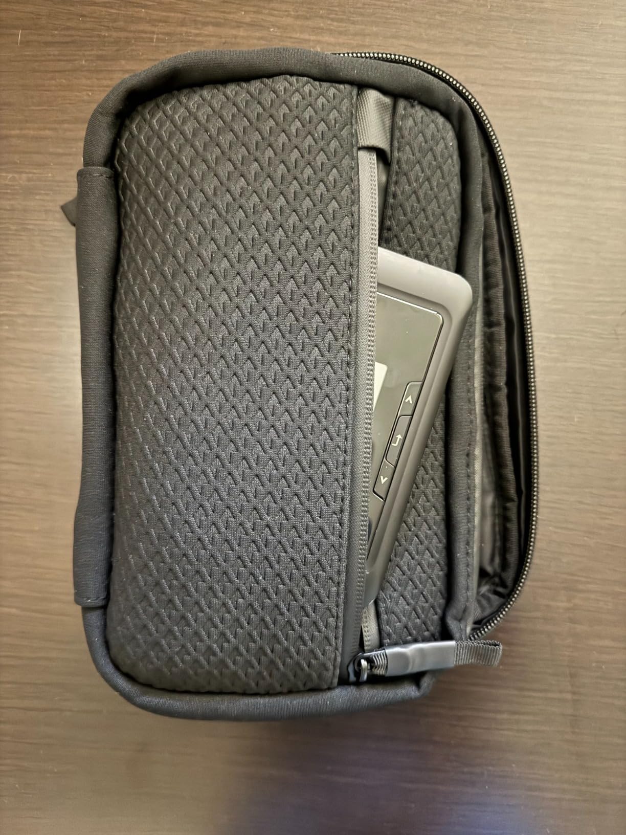 Pelican Electronic Organizer Travel Case w/Hidden AirTag Compartment -Black | Durable Tech Organizer Pouch -Portable Storage Bag w/Multiple Storage Mesh Pockets for Cables, Chargers, Power Bank & AirPods customer photo 1