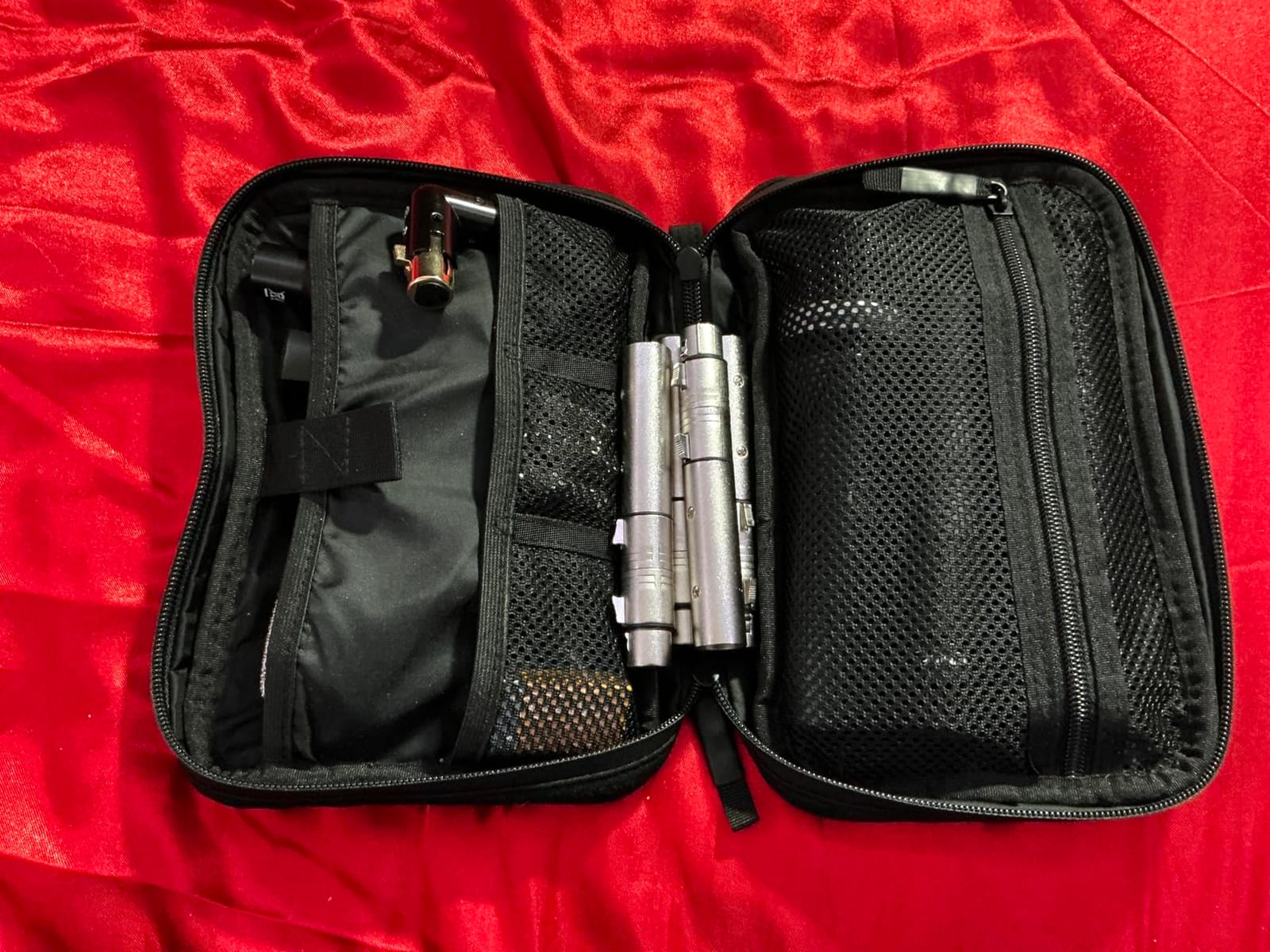 Pelican Electronic Organizer Travel Case w/Hidden AirTag Compartment -Black | Durable Tech Organizer Pouch -Portable Storage Bag w/Multiple Storage Mesh Pockets for Cables, Chargers, Power Bank & AirPods customer photo 2