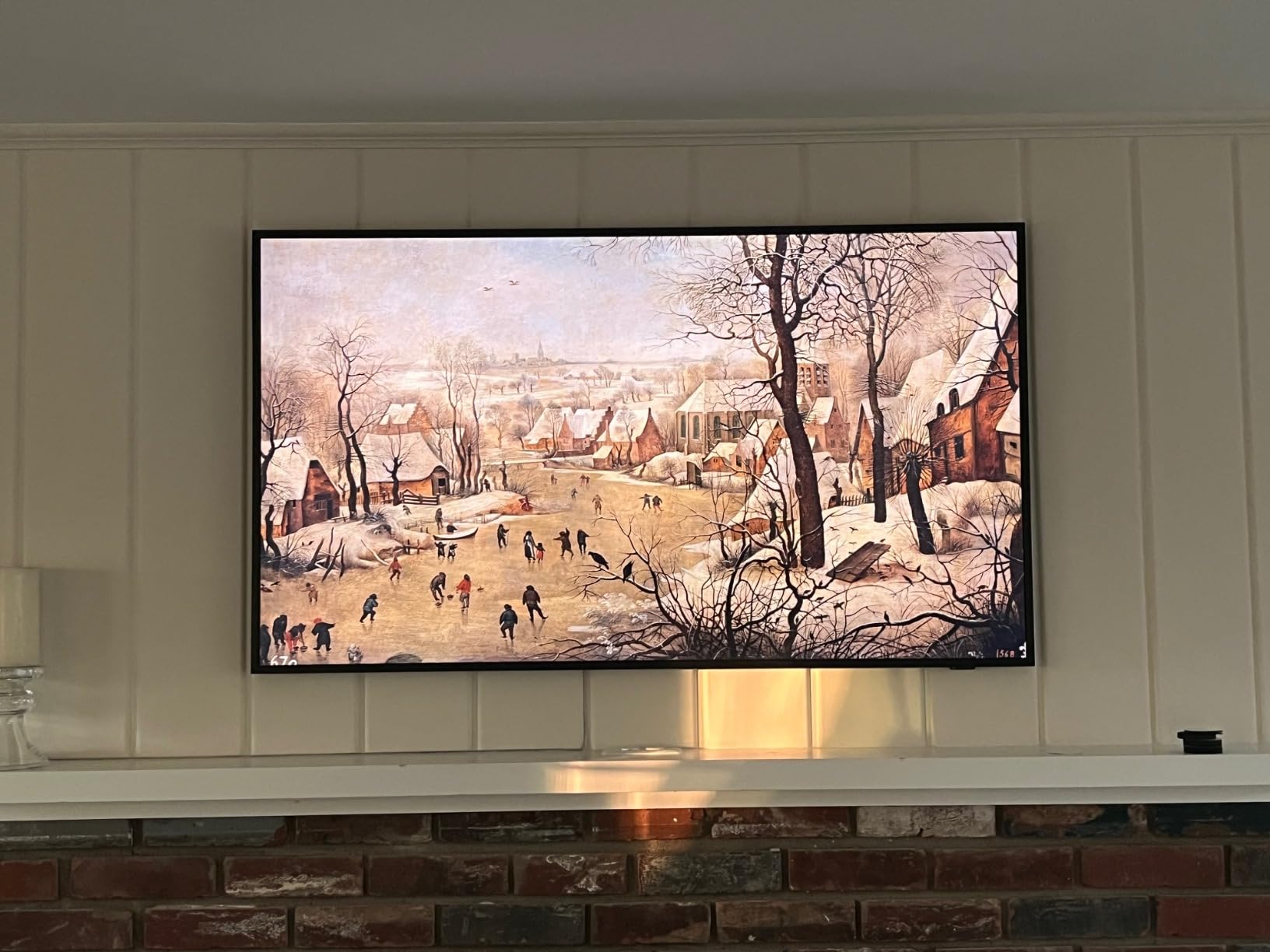 50-Inch Class QLED 4K LS03D The Frame Series Quantum HDR Smart TV w/Dolby Atmos, Art Mode, Anti-Reflection, Customizable Frame, Slim Fit Wall Mount with Alexa Built-in (QN50LS03D, 2024 Model) customer photo 1