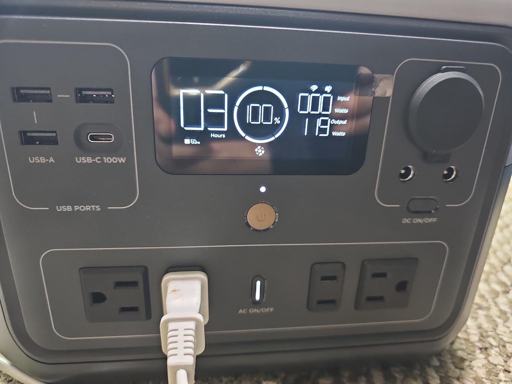 EF ECOFLOW Portable Power Station River 2 Max 500, 499Wh LiFePO4 Battery/ 1 Hour Fast Charging, Up to 1000W Output Solar Generator (Solar Panel Optional) for Outdoor Camping/RVs/Home Use customer photo 2