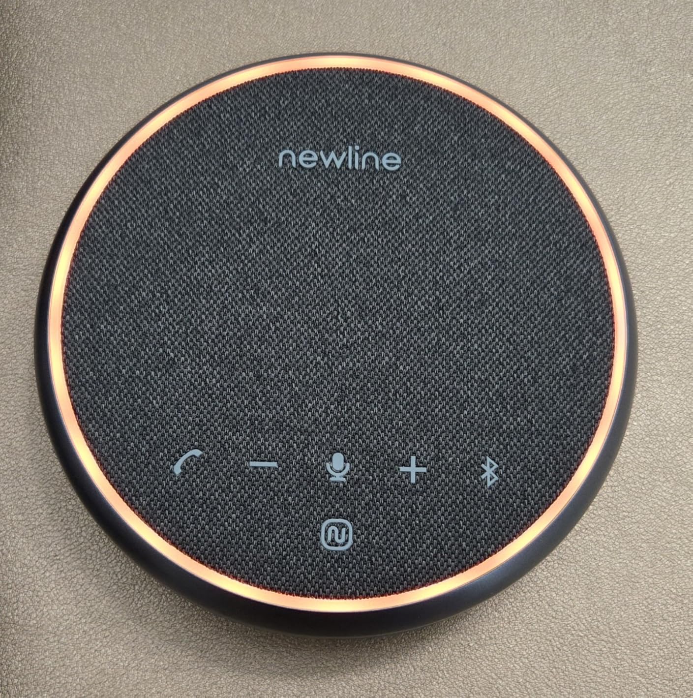 N newline Conference Speaker and Microphone, 2 Mics 360° Voice Pickup, AI Noise Reduction & Clear Calls, USB & Bluetooth Speakerphone, Up to 12H Call Time, for Small-to-Mid Meetings & Home Office customer photo 2