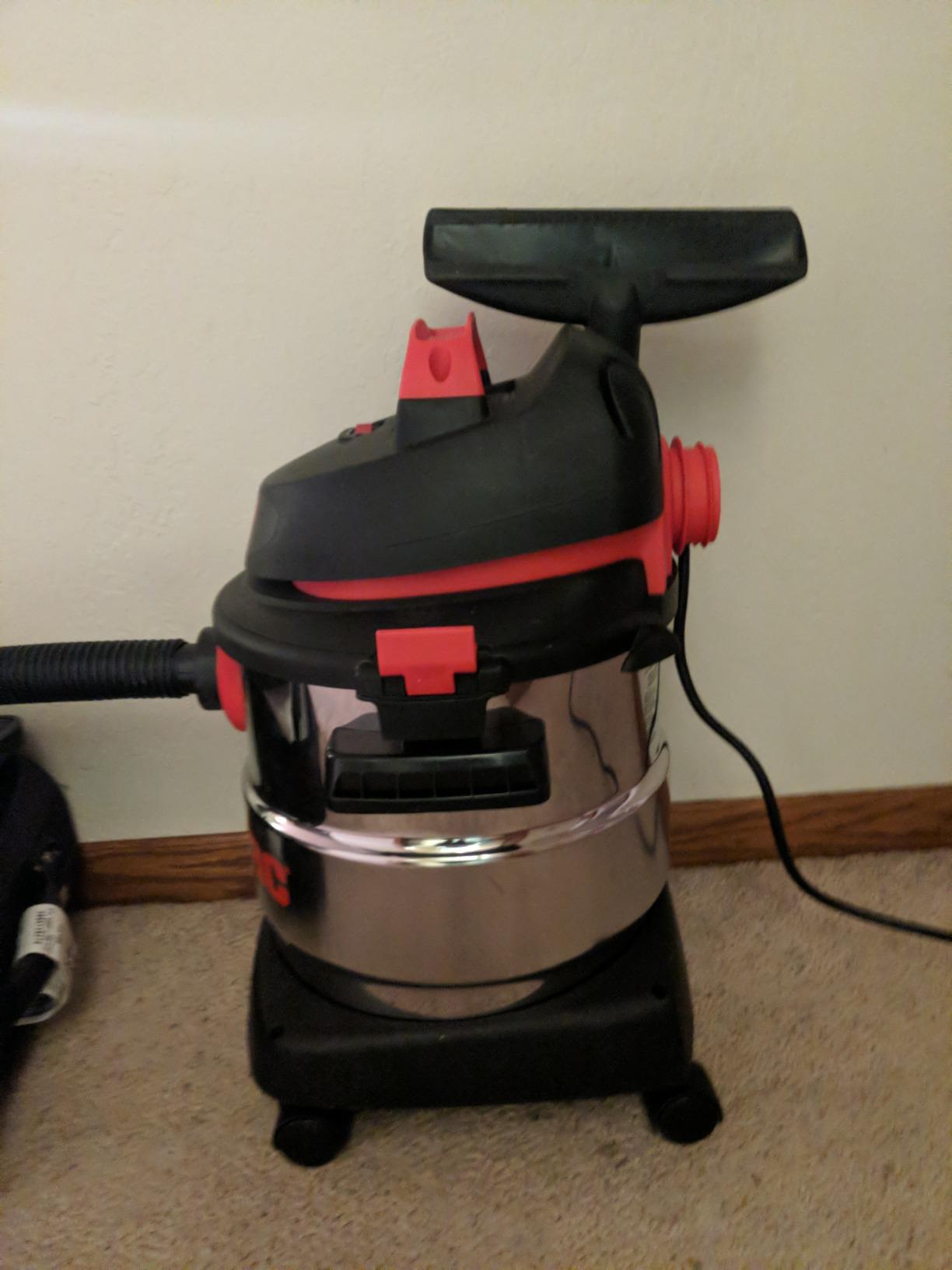Shop-Vac 5761311 12-Gallon Wet/Dry Shop Vacuum, 6 Peak HP | 1.5 Inch Diameter x 7 Foot Hose, 20 Foot Cord, Ideal for Home, Garage, and Workshop Cleaning customer photo 1