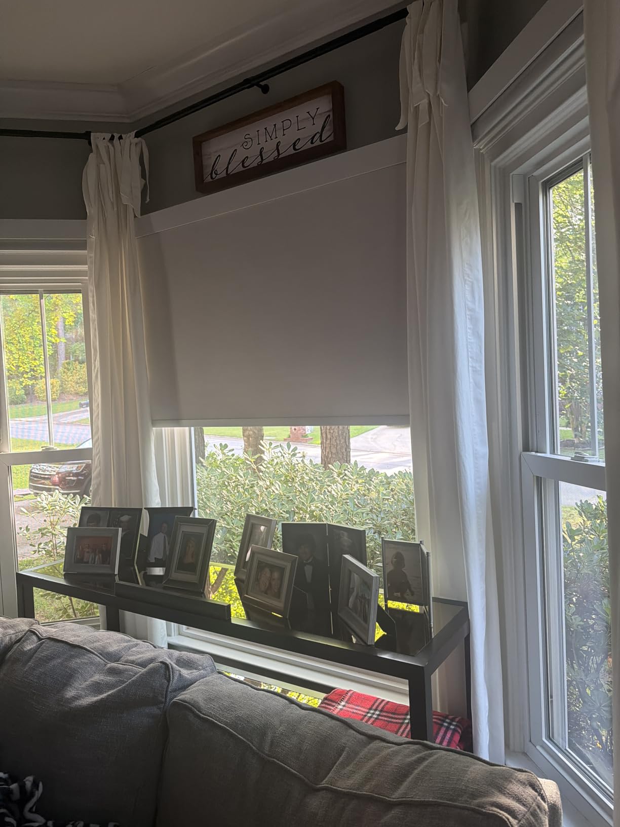 Bringnox Motorized Blinds with Remote, 100% Blackout, Voice Controlled | Compatible with Apple Home, Alexa, and Google. Whisper quiet motorized shades designed for bedrooms and living rooms. customer photo 2