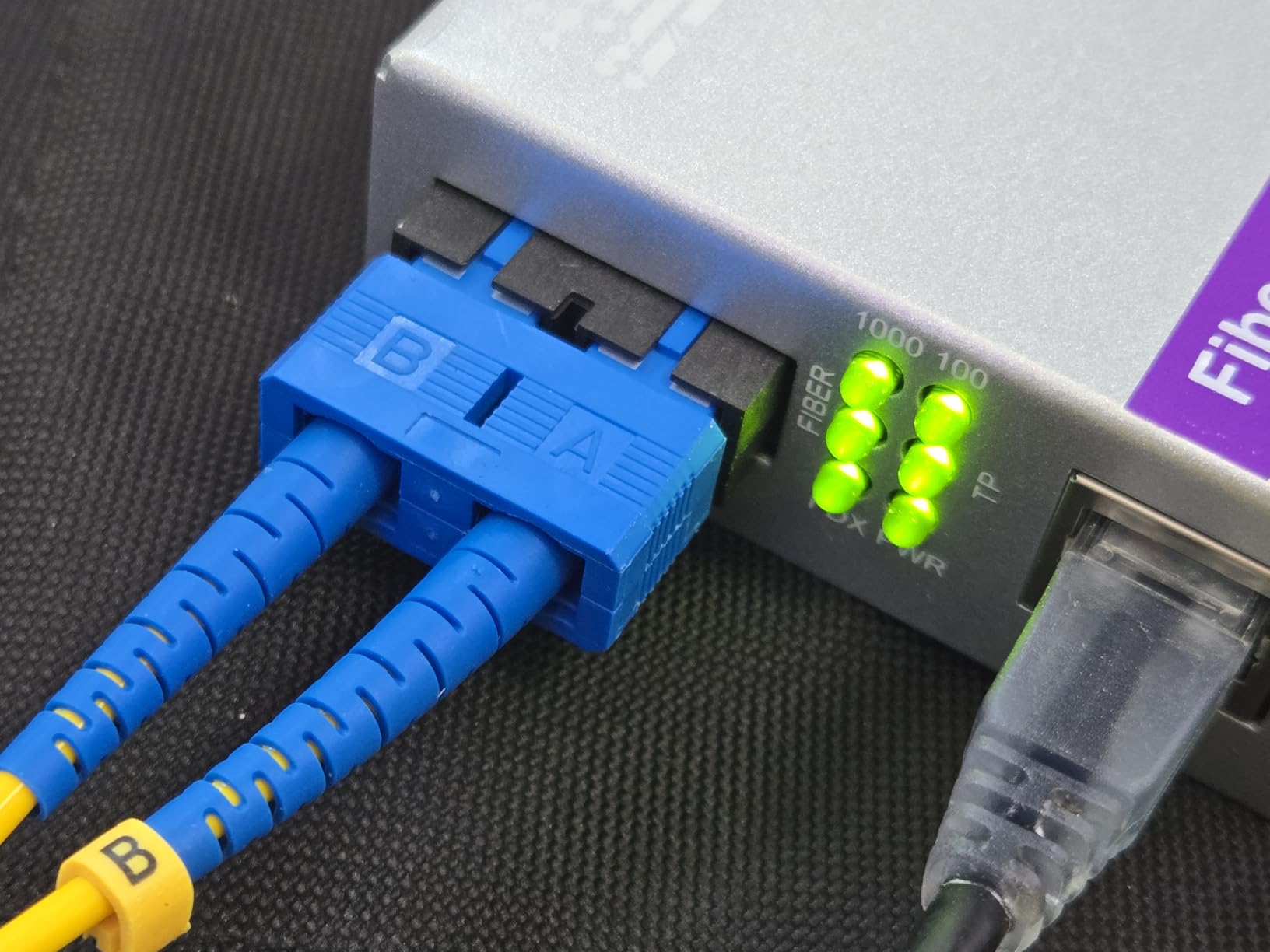 LC to SC Fiber Patch Cable, OS2 Single Mode, 1M/3.3FT, 5 Pack | Individually Tested, 9/125um Duplex SMF, LSZH Jacket, UPC Connectors, for QSFP Transceivers, Switches and Patch Panels customer photo 1