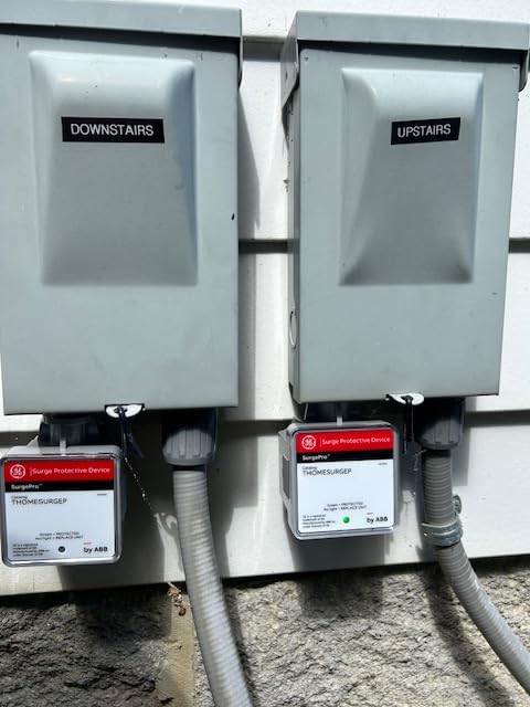 ABB THOMESURGEP Whole Home Surge Protection Device Type 1 SPD NEMA 3R 36kA Capacity External Mount Pigtail LED Indicator Universal Load Center Compatible UL Listed customer photo 2