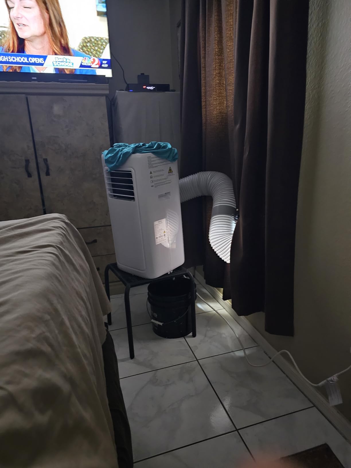 VCK 42dB Ultra-Quiet 8000 BTU Portable AC Unit - 4-in-1 Air Conditioner with Dehumidifier Mode & Turbo Fan, Cools 350 Sq.Ft Spaces, Smart LED Display, Sleep Function, Includes Window Mount Kit Black customer photo 2