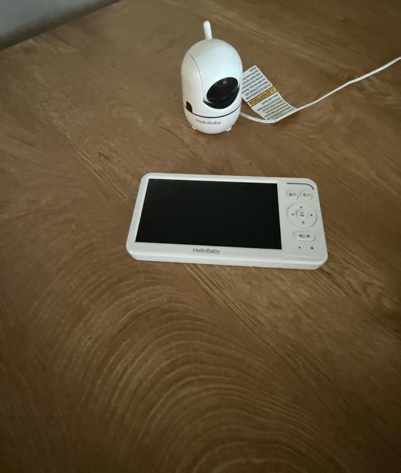 HelloBaby 6'' No WiFi Video Baby Monitor with Camera Audio, 30H Battery | World's First 6