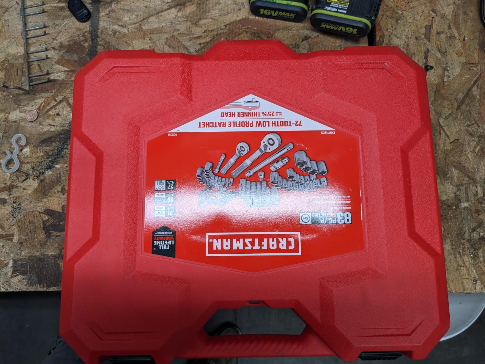 CRAFTSMAN Mechanics Tool Set, 83 Piece Hand Tool and Socket Set SAE/Metric (CMMT12121) customer photo 1