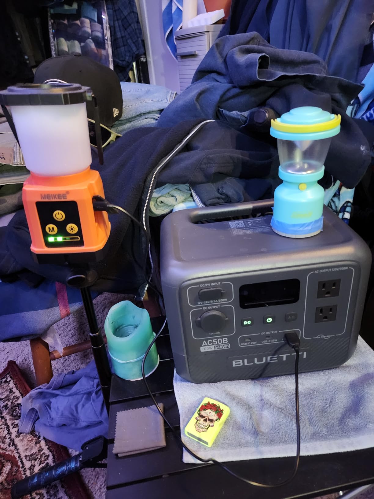 BLUETTI AC50B Portable Power Station 448Wh 700W LFP Battery Solar Generator | Power Lifting 1000W, 45 Min 0-80% Fast Charging, Emergency Backup Power for Blackout, Camping, Outage and Road Trip customer photo 1