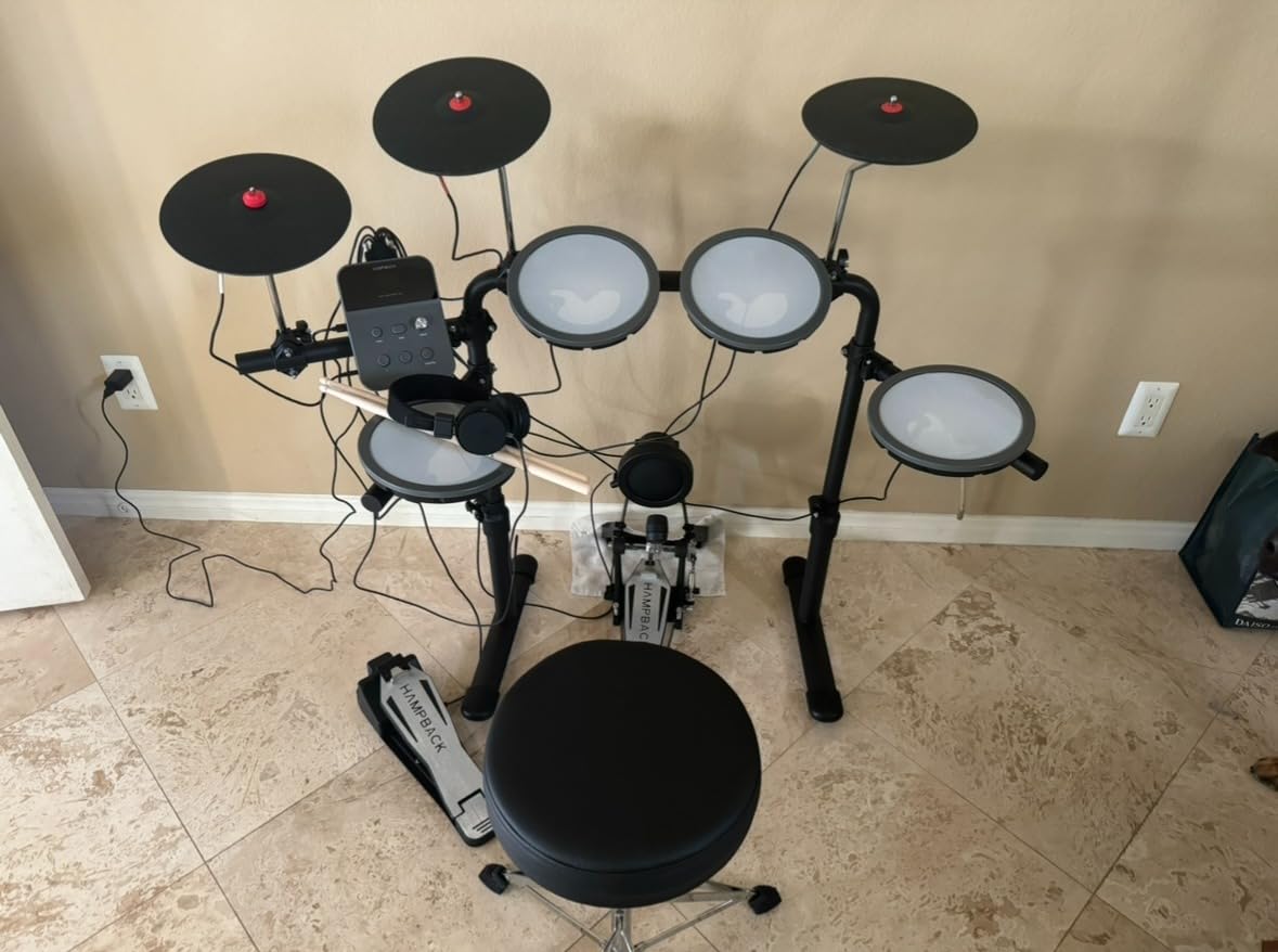 HAMPBACK MK-0 PRO Electric Drum Set with 7