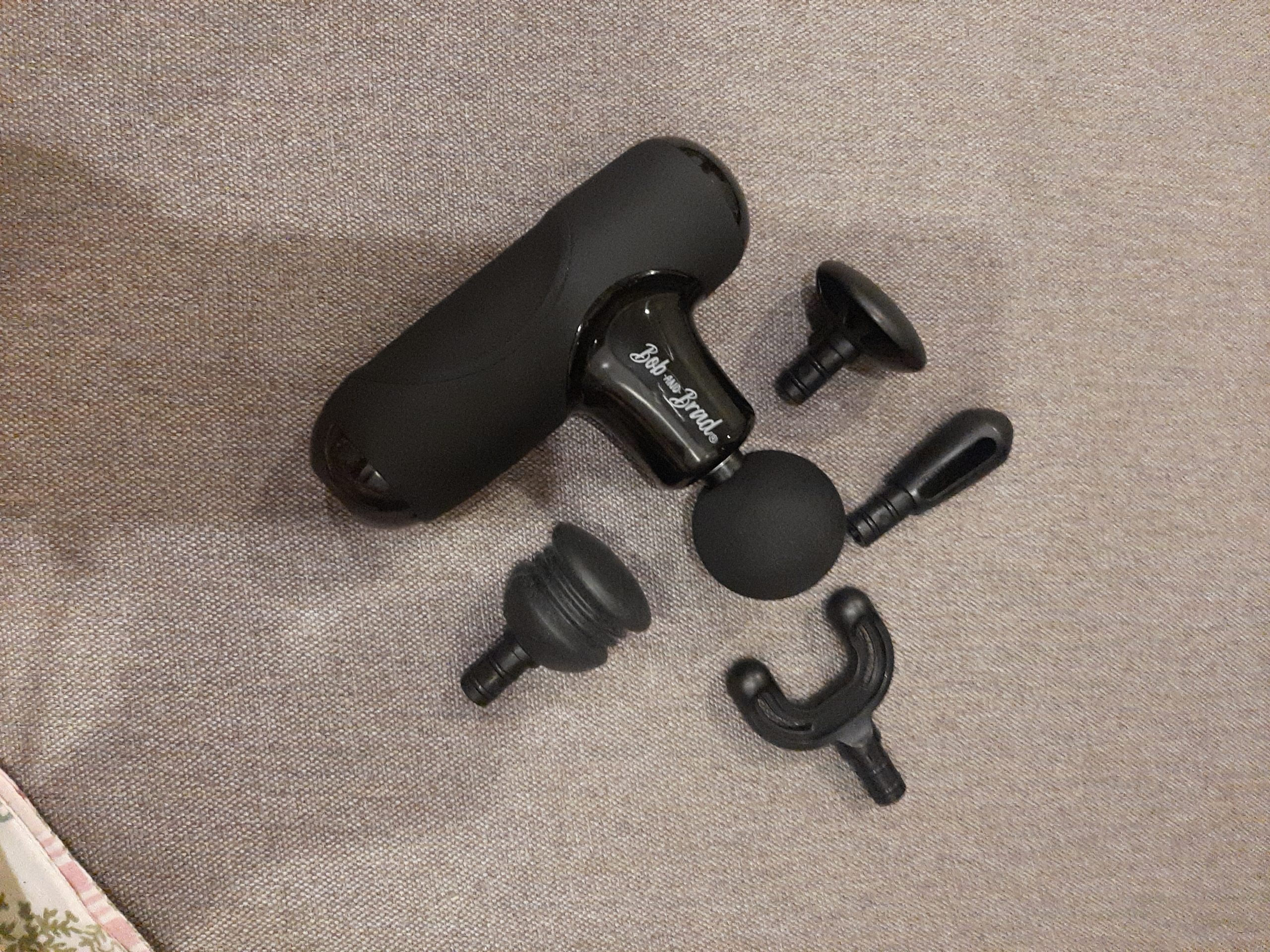 BOB AND BRAD Q2 Pro Mini Massage Gun with Heat and Cold, Pocket-Sized Deep Tissue Massager, HSA Portable Percussion Muscle Massager Gun, Ultra Small & Quiet Muscle Massager, FSA Eligible customer photo 2