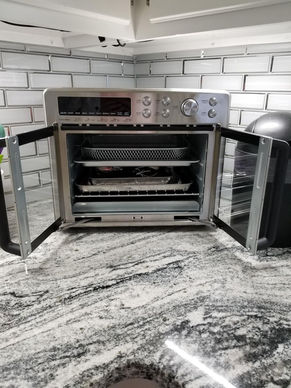 Midea Flexify Classic French Door Toaster Oven Air Fryer Combo, 26.4 QT | 10-in-1 Large Capacity, 26.4 QT Countertop Oven, 25% Faster Cooking and 90% Less Oil, Stainless Steel customer photo 1