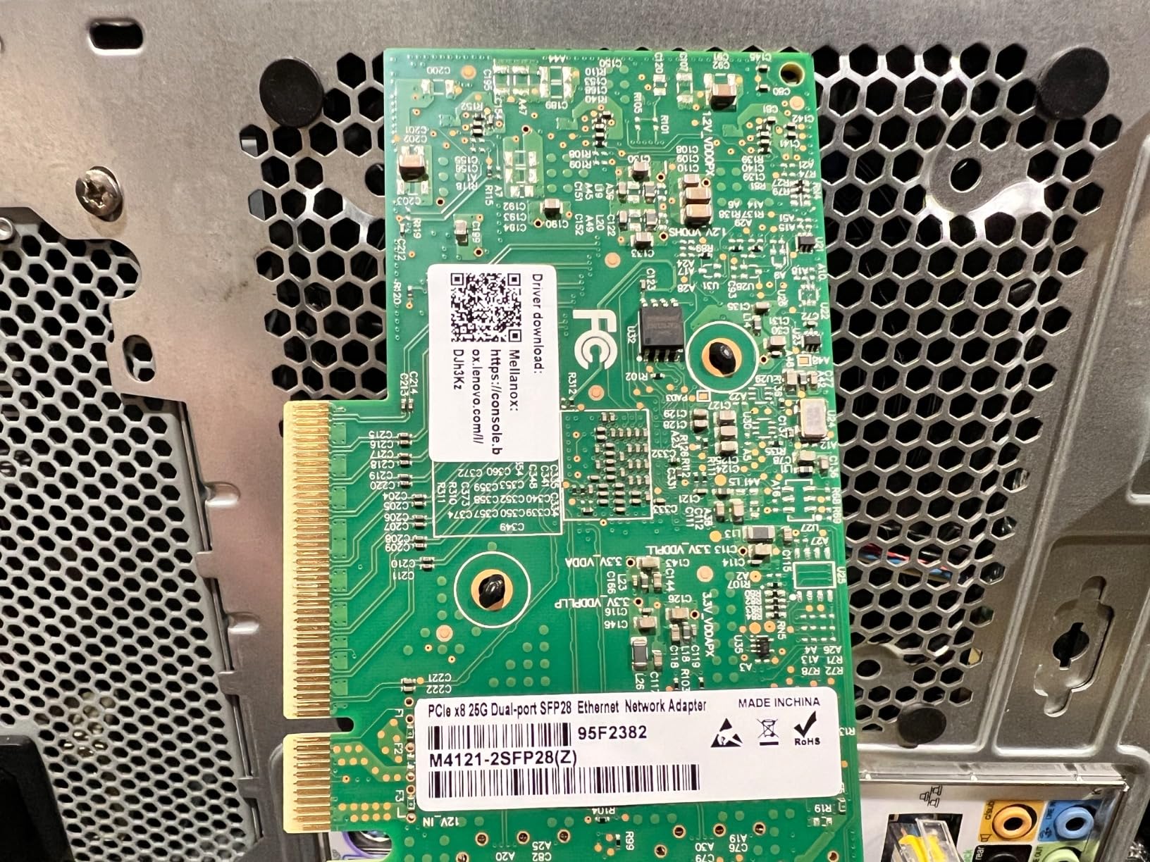Vogzone for MCX4121A-ACAT ConnectX-4 Lx 25GbE Dual SFP28 PCIe 3.0 x8 NIC | RDMA RoCE v2, SR-IOV customer photo 1
