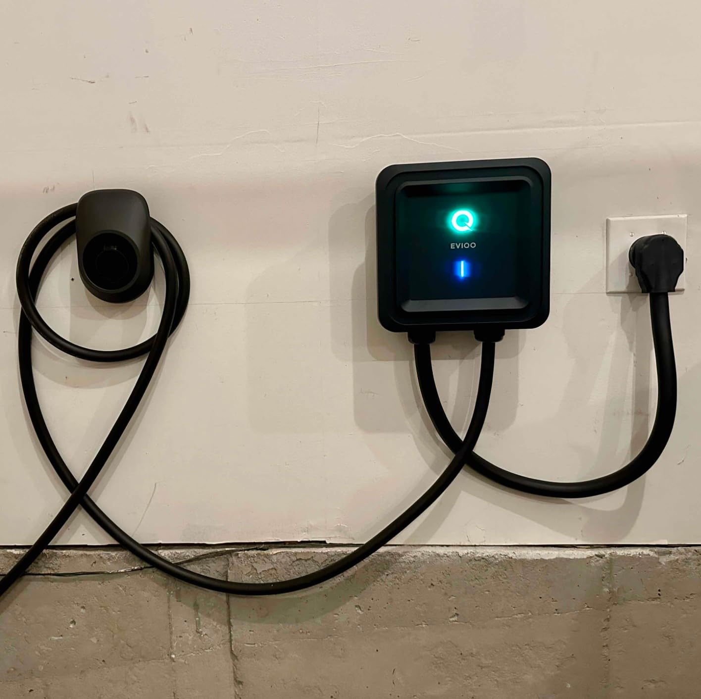 Level 2 EV Charger J1772 48A - Hardwired 240V Wall Charging Station | up to 50 mph, 25ft Cable, Enhanced WiFi (2.4GHz), Smart App, Weatherproof Indoor/Outdoor (IP66, NEMA 4), UL & ETL Certified customer photo 2