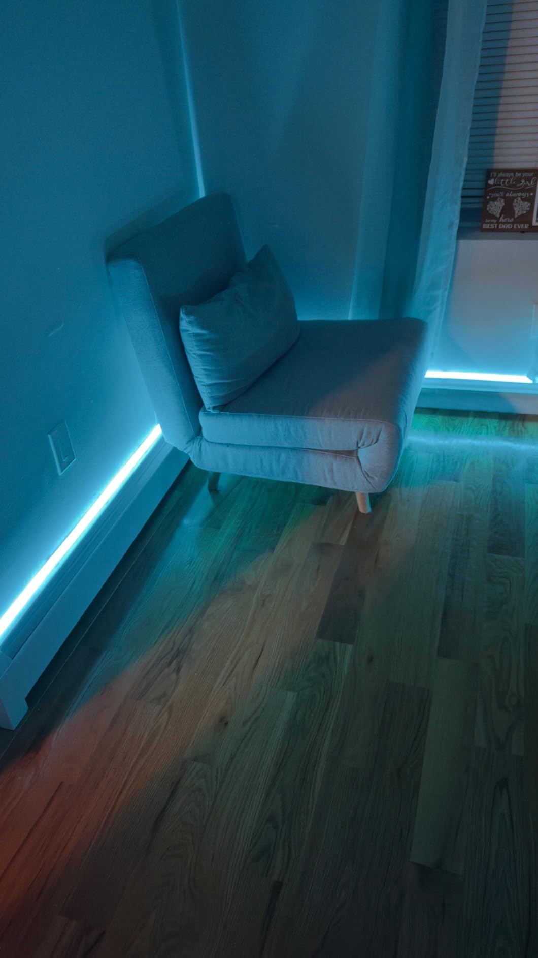 Govee Neon Rope Light for Wall Lining, 16.4ft RGBIC LED Lights for Bedroom | Strip Lights with Smart App Control and Music Sync for Living Room, Wall Corners, Work with Matter, Google Assistant, Alexa customer photo 2