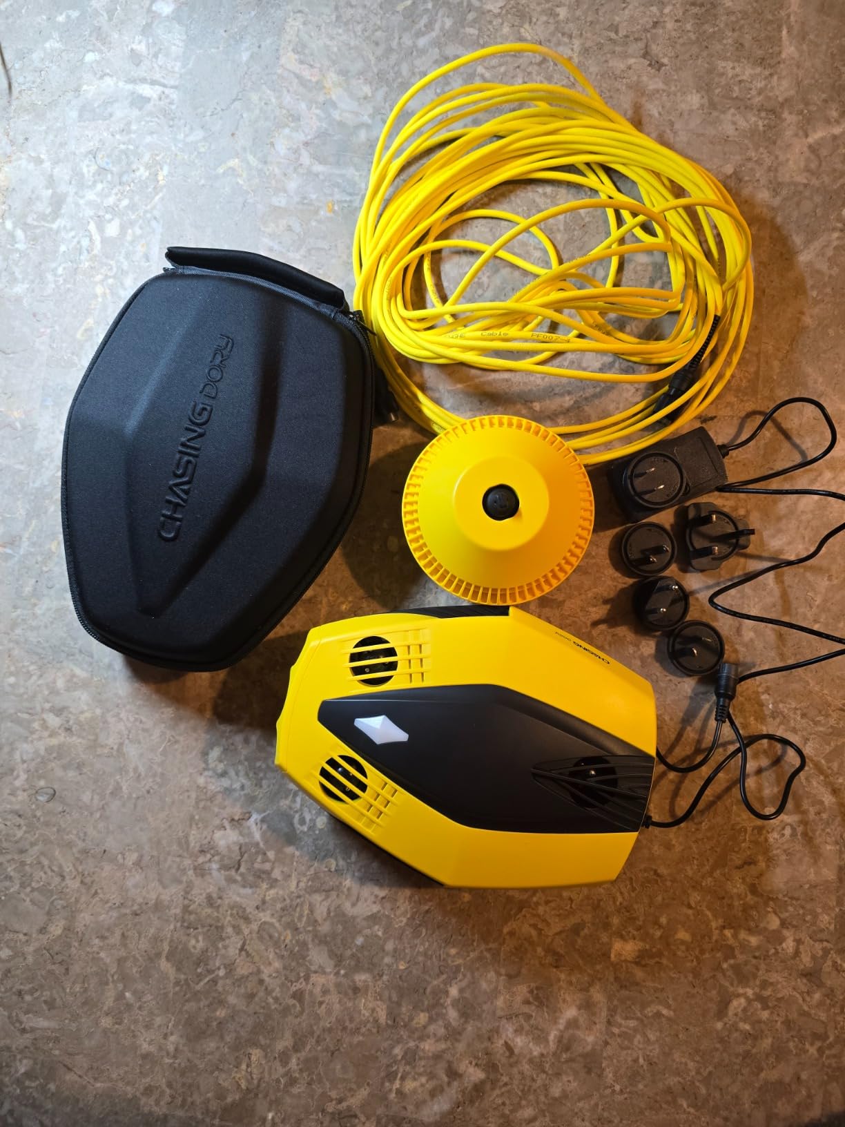 Chasing Dory Underwater Drone - Palm-Sized 1080p Full HD Underwater Drone with Camera for Real Time Viewing, APP Remote Control (Purple) customer photo 1
