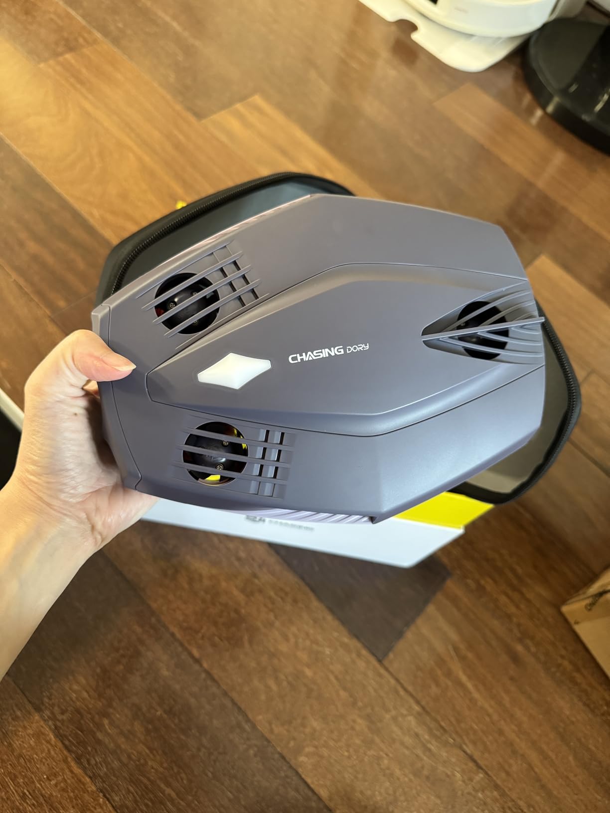 Chasing Dory Underwater Drone - Palm-Sized 1080p Full HD Underwater Drone with Camera for Real Time Viewing, APP Remote Control (Purple) customer photo 2