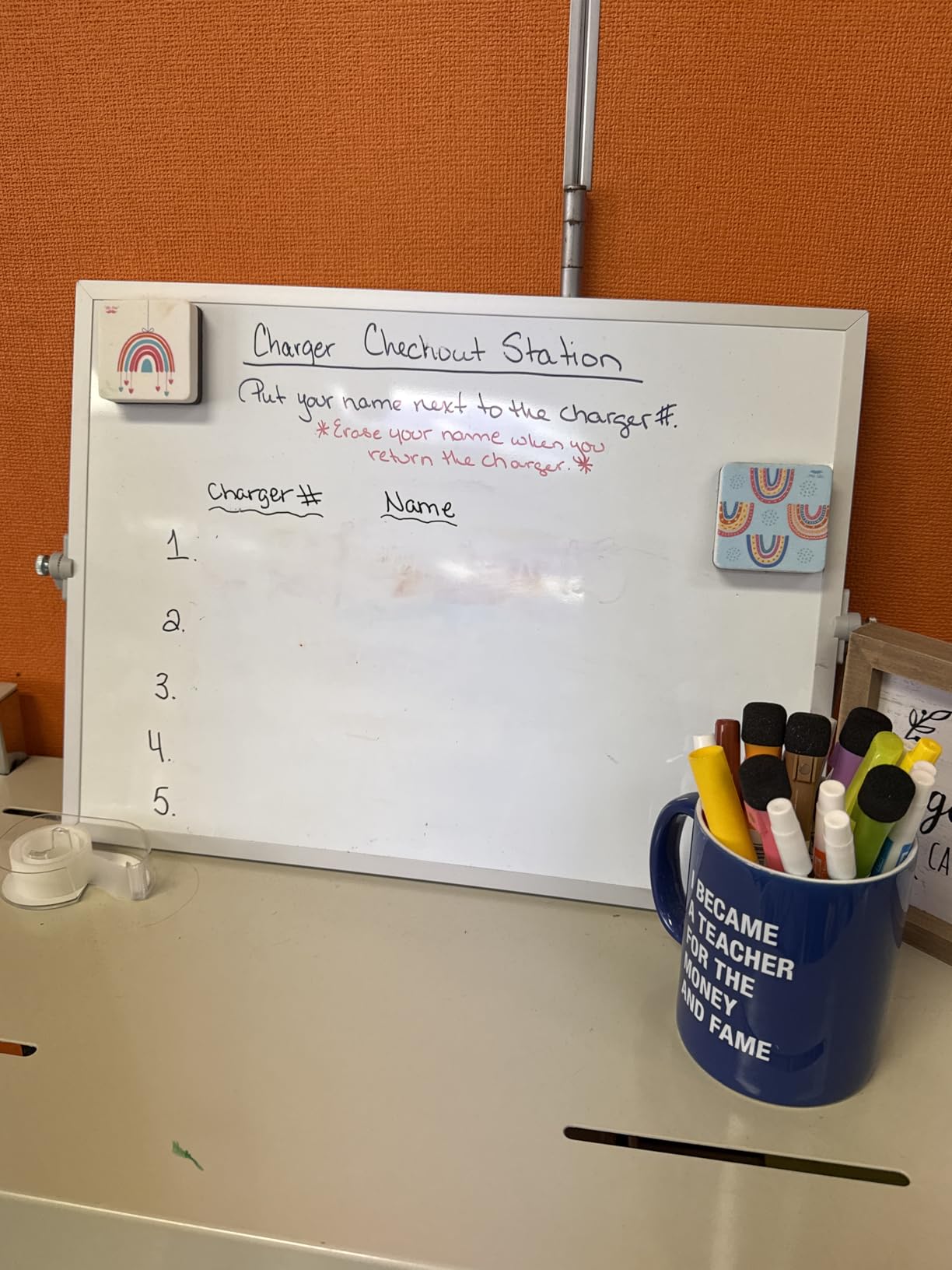 Magnetic Dry Erase Board with Stand, 18''x14'' Desktop Whiteboard | Double-Sided White Board with Stand, Large White Board, Desk Whiteboard Portable, Dry Erase Board for Home, School, Office customer photo 1