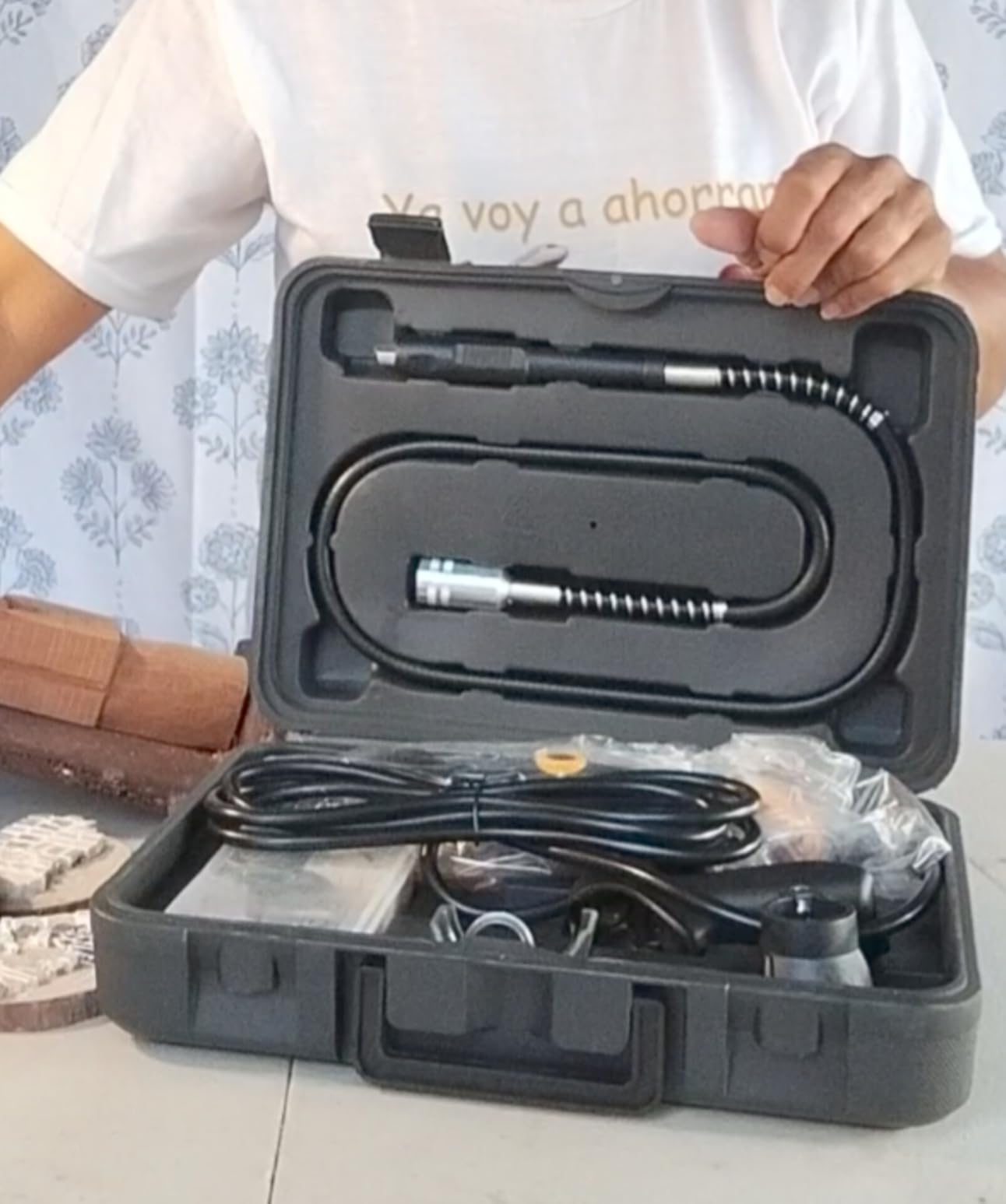 DEKOPRO Rotary Tool Kit, 1.5-Amp Corded Power Rotary Tools with 42