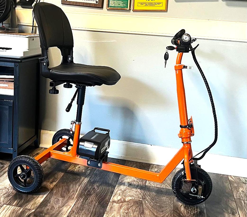 VEVOR 2025 Upgraded Lightweight Mobility Scooter for Adults & Seniors, 50lb Foldable, FAA & Cruise Approved with 12 Mile Range & Removable Battery. Supports 330lbs customer photo 1