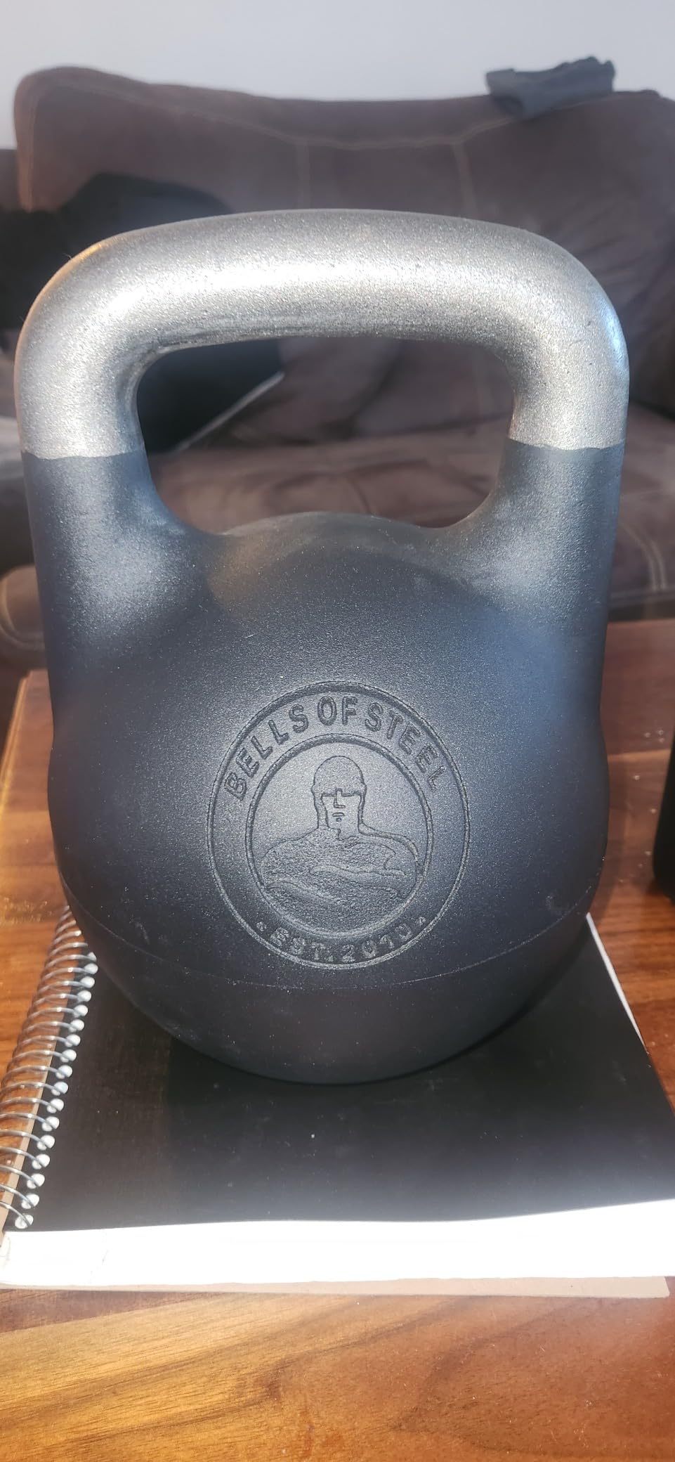 Adjustable Kettlebell Set [Bells of Steel] Kettle Bell Weight Set, Steel Shell, Internally-Loaded for Full Body Workouts, Competition Standard 35mm Handle customer photo 1