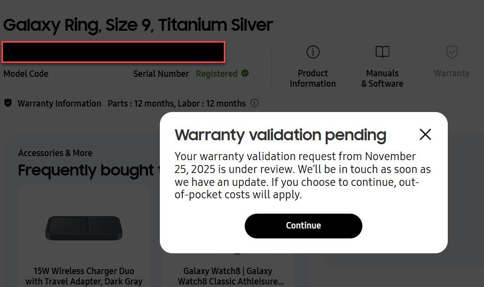 Galaxy Ring, AI Smart Ring, Size First w/Sizing Kit, No App Subscription, Fitness Monitor, Sleep Tracker, Up to 7-Day Battery, Size 10, Titanium Black [US Version, 1Yr Manufacturer Warranty] customer photo 2