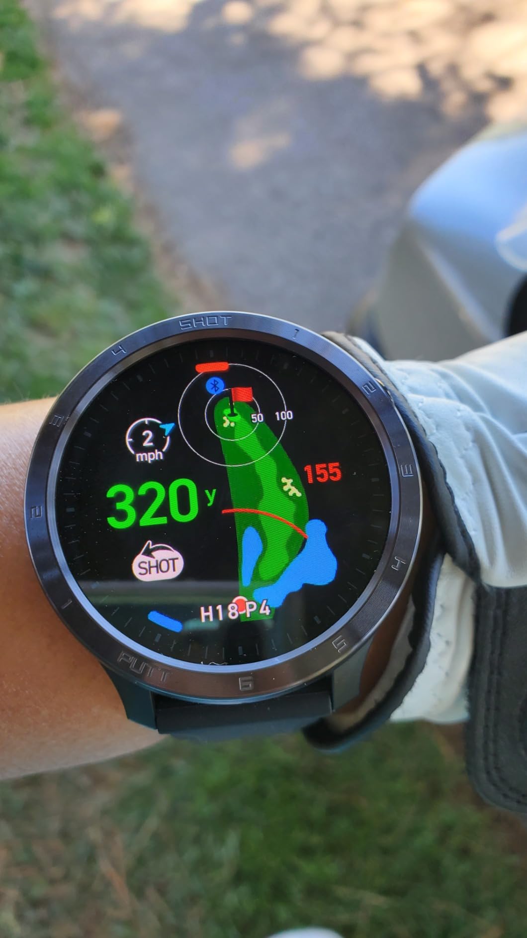 Voice Caddie T11 PRO GPS Golf Watch AMOLED Display, Green Undulation No Monthly Subscription 40k+ Preinstalled Courses w/Shot Tracking, Practice Tempo Mode, Putt View 1.3