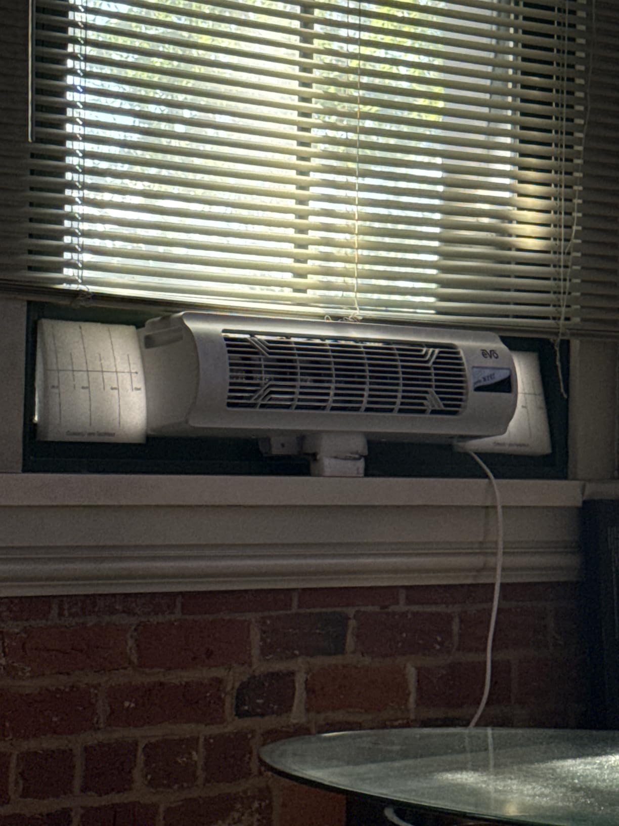 EVO Window Fan Air Circulator with Remote Control (Fits Up To 40