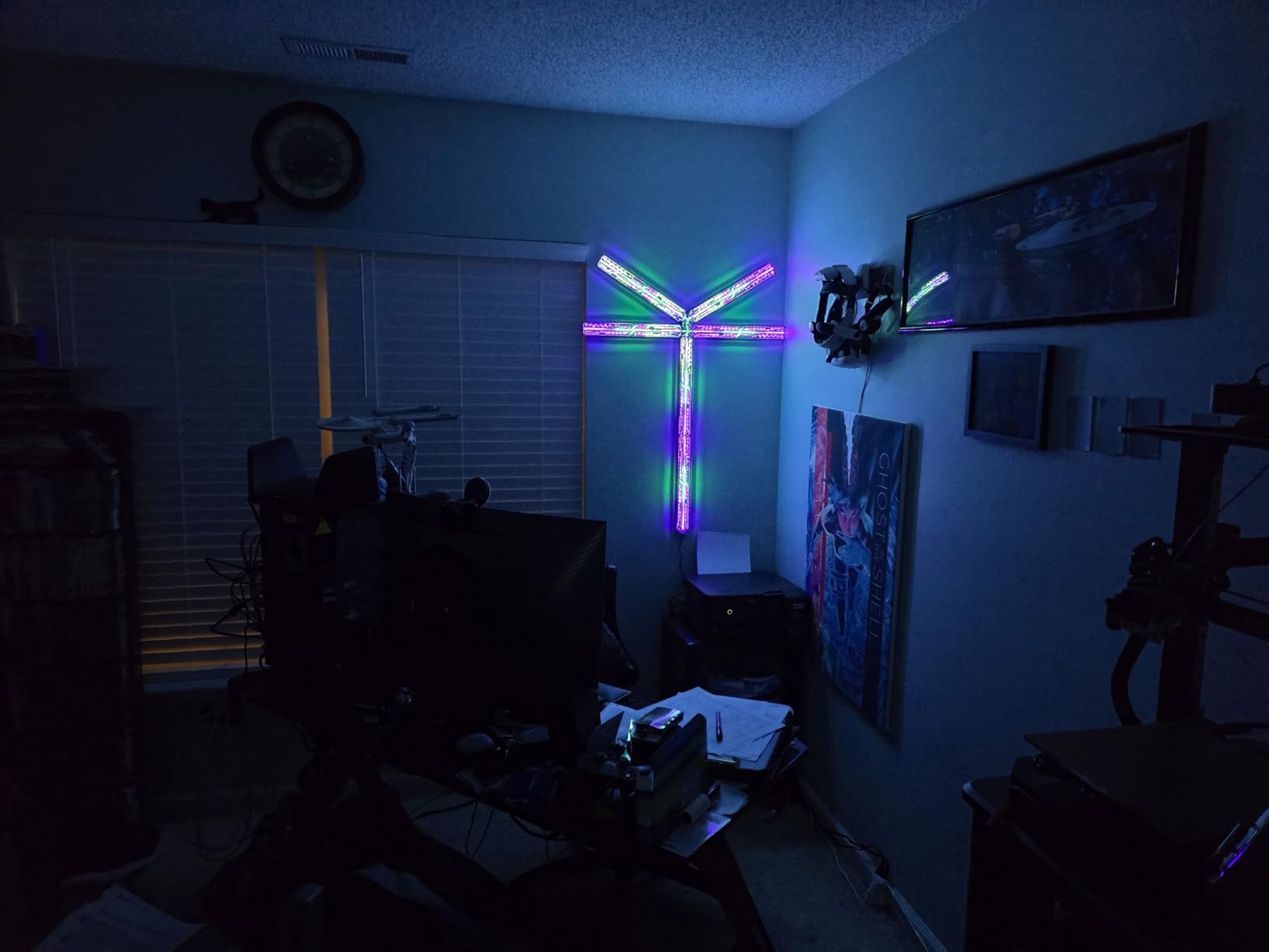 Govee Gaming Wall Light, RGBIC Glide Wall Light, Work with Matter, Alexa and Google Assistant, DIY Customized LED Wall Lighting Effects and Shapes, Gaming Lights for Gaming Room customer photo 2