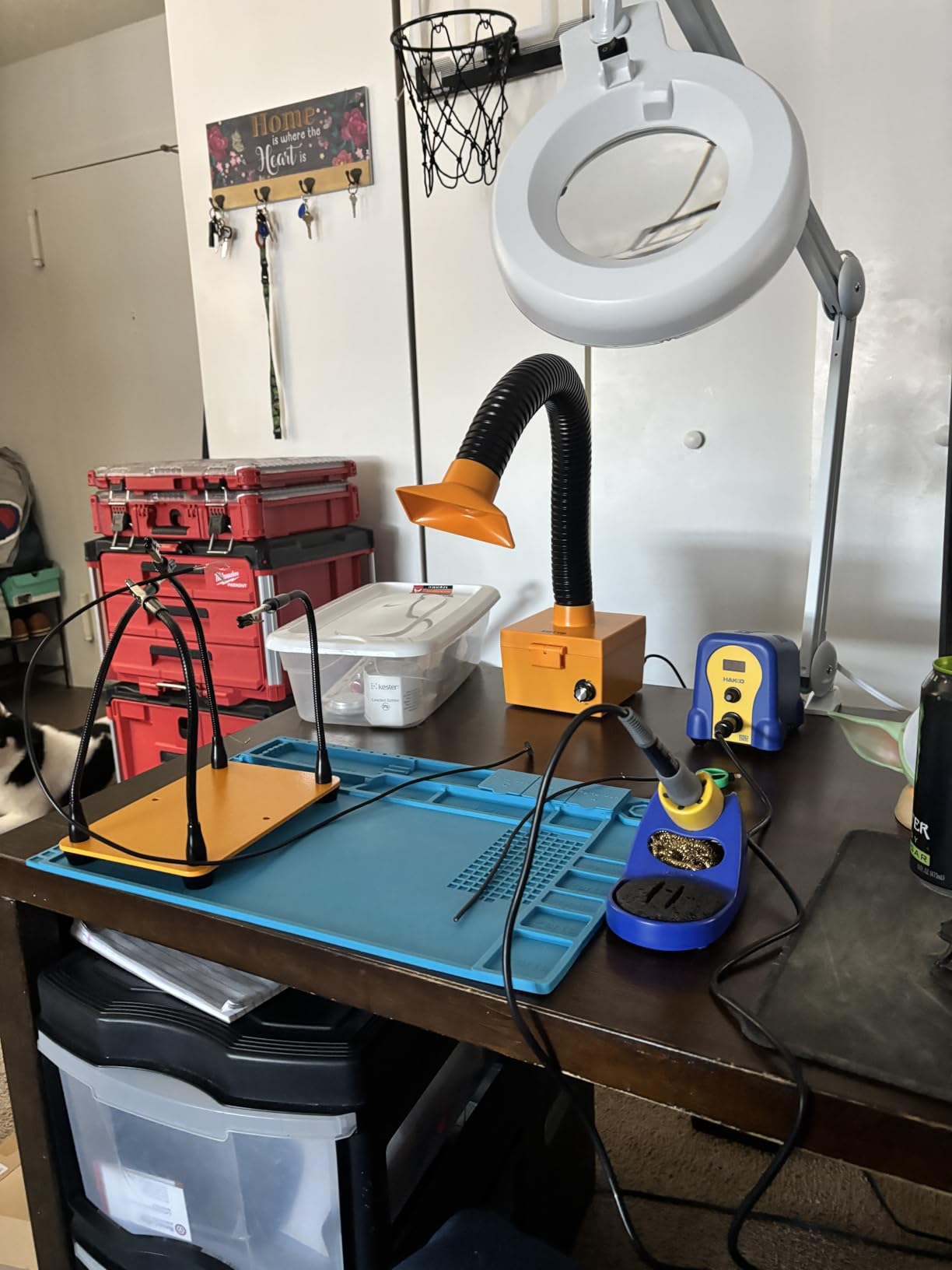 Hakko FX888DX-010 - Digital Soldering Station with Rotary Encoder (Blue/Yellow Housing) customer photo 1