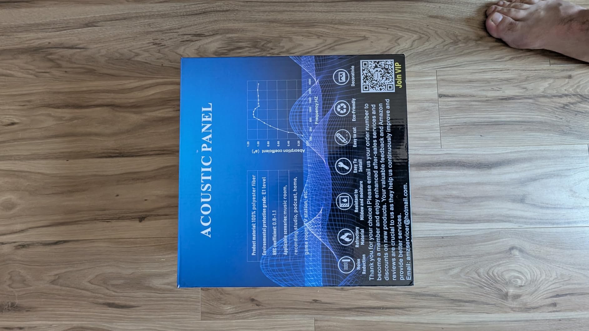 12in Acoustic Panels for Walls, High Density Soundproof Wall Panels | Thicker acoustic panels help reduce echo and enhance room acoustics for studios, gaming rooms, offices and home theaters customer photo 1