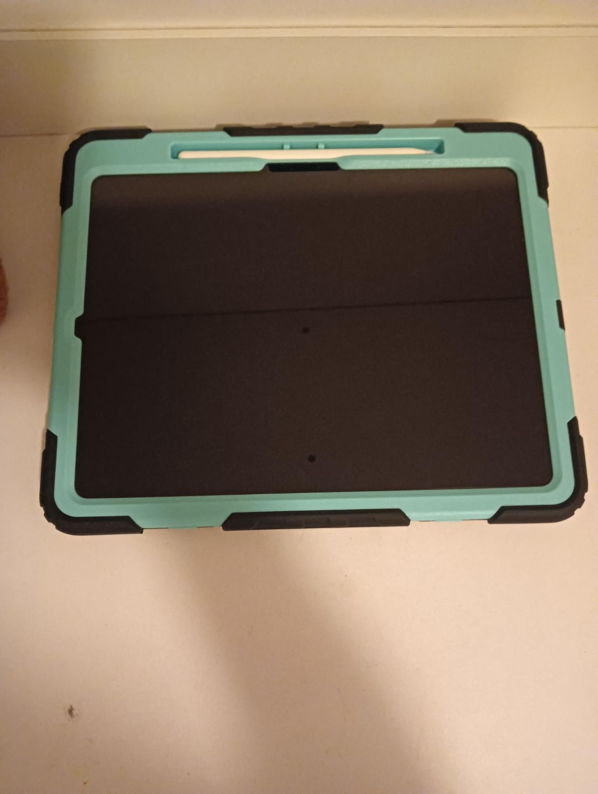 SEYMAC Case for iPad Pro 13 Inch M5 / M4 (2025/2024), Black | Heavy Duty Shockproof Protective, Built-in Screen Protector, 360° Rotating Stand, Hand/Shoulder Strap and Pen Holder customer photo 1