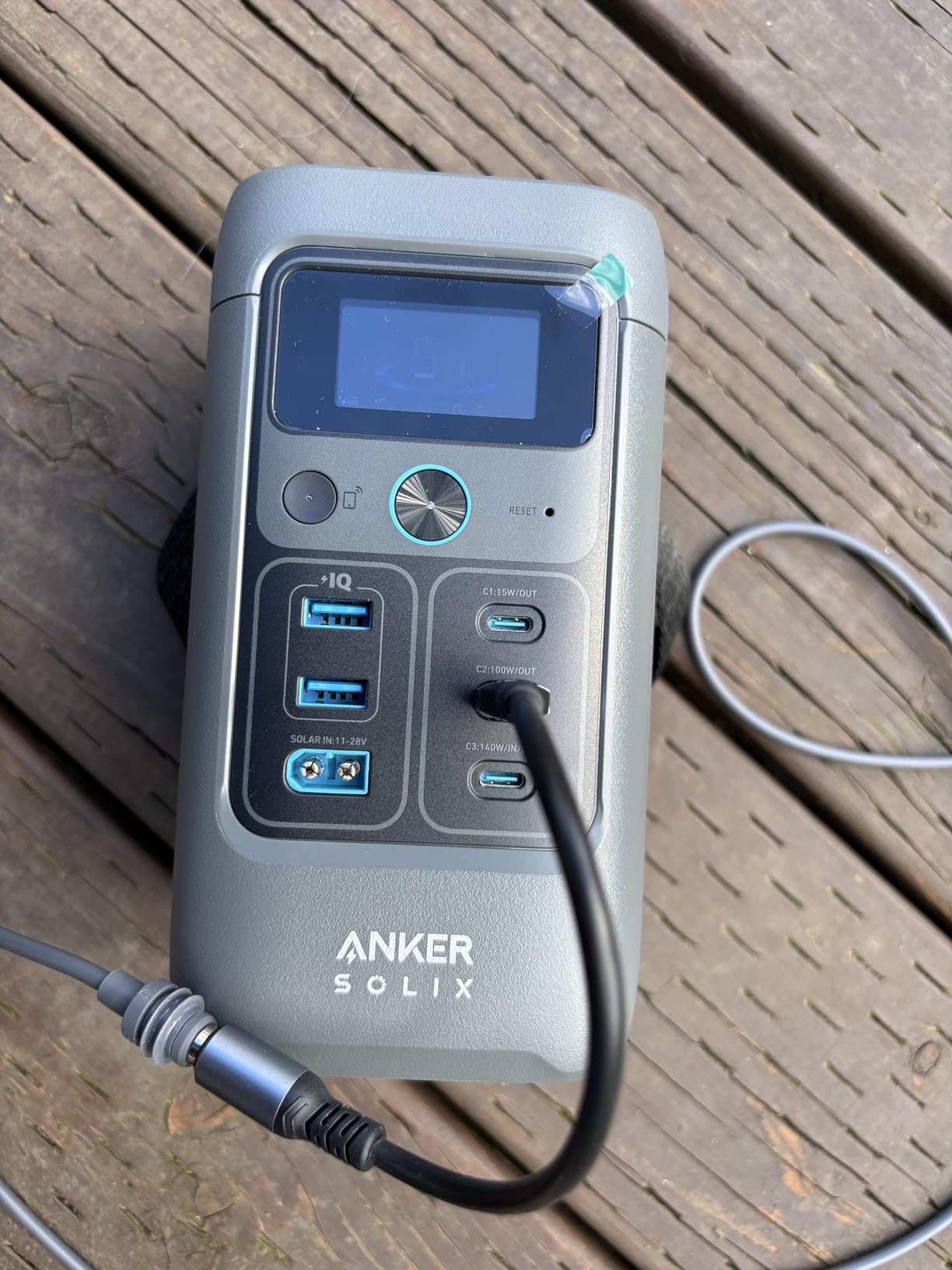 Anker SOLIX C200 DC Power Bank Station, 192Wh Portable Power Station, LiFePO4 Battery, 200W Solar Generator, for Outdoor Camping, Traveling, and Emergencies customer photo 1