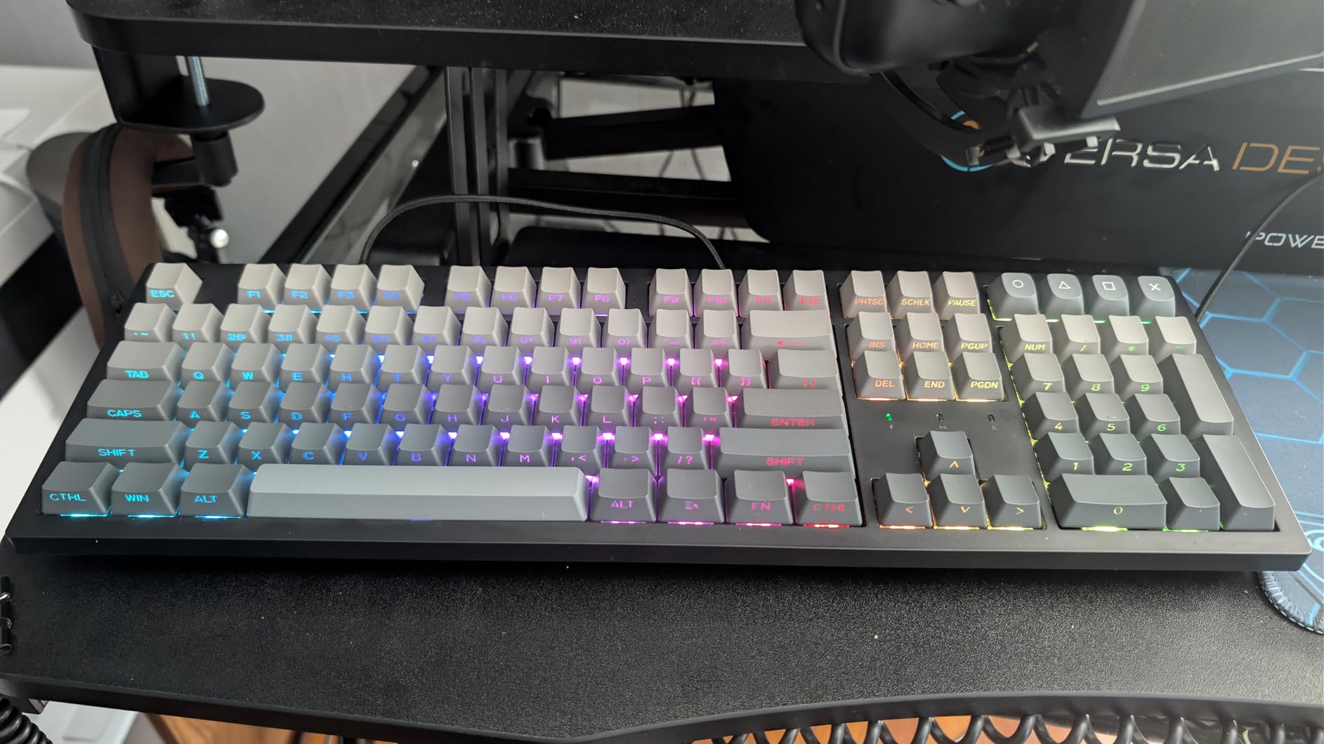 Keychron K10 Max QMK Wireless Custom Mechanical Full-Size Keyboard | 2.4 GHz Wireless & Bluetooth with Hot-swappable Apex Brown Switch Compatible with Mac Windows Linux - Black customer photo 1
