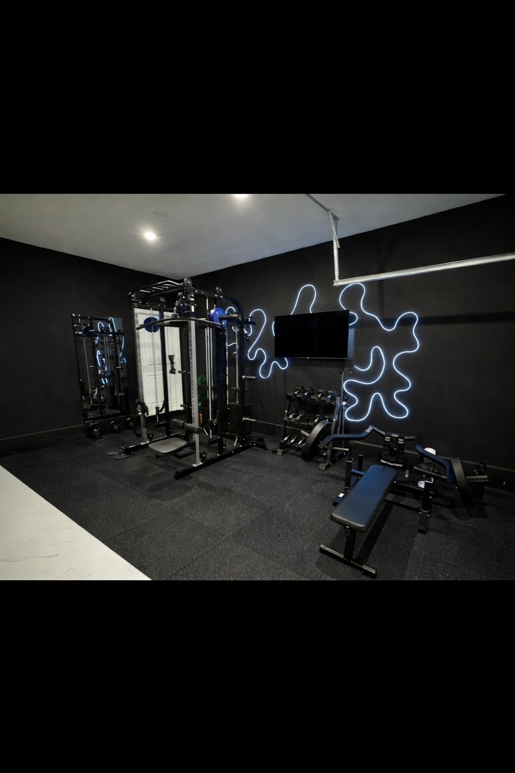 DONOW Smith Machine with Weight Stacks Home Gym System Cable Crossover | Multi Function, All in One, Heavy Duty, Lat Pulldown Bench, Hip Thrust Attachment, Smooth Smith Bar and Cable System customer photo 2