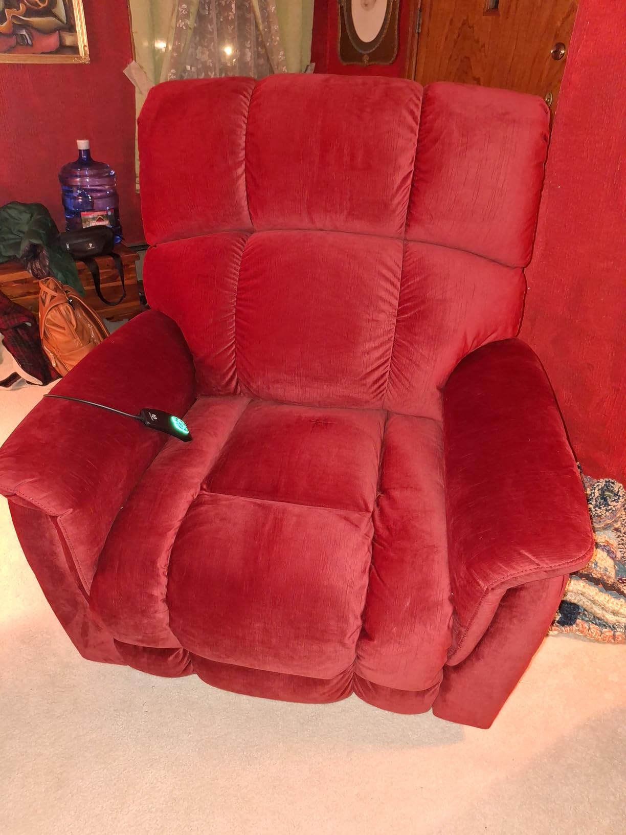 MCombo Oversized Power Lift Recliner Chair for Elderly, Lay Flat R7166 | Zero Gravity, Lumbar & Seat Heating and Massage, Infinite Position, For Big and Tall, USB Charging Ports, Pet-friendly Fabric customer photo 1