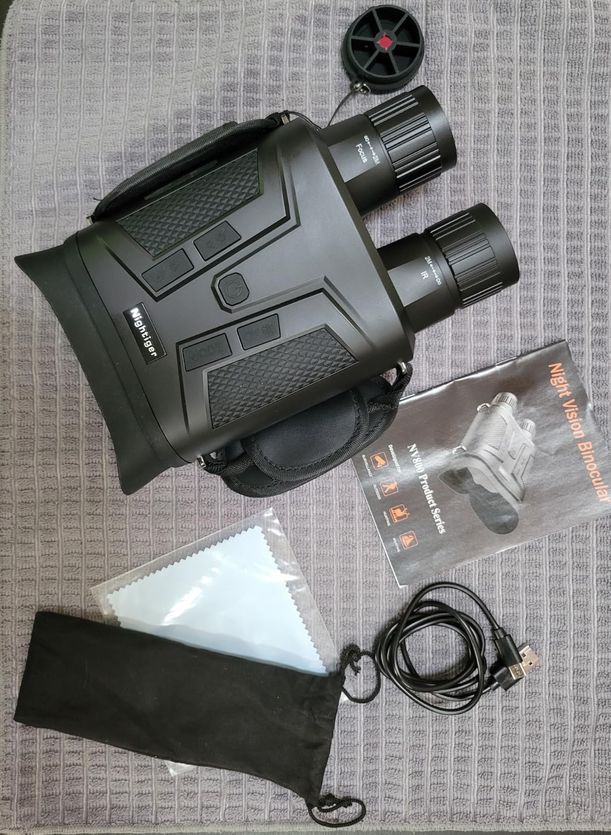 Nightiger HD Night Vision Binocular Goggle for Adults 7000mAh Rechargeable | Long Range Powered Infrared Binoculars with Camera, 5X 42MM Zoom for Hunting Camping Hiking customer photo 2