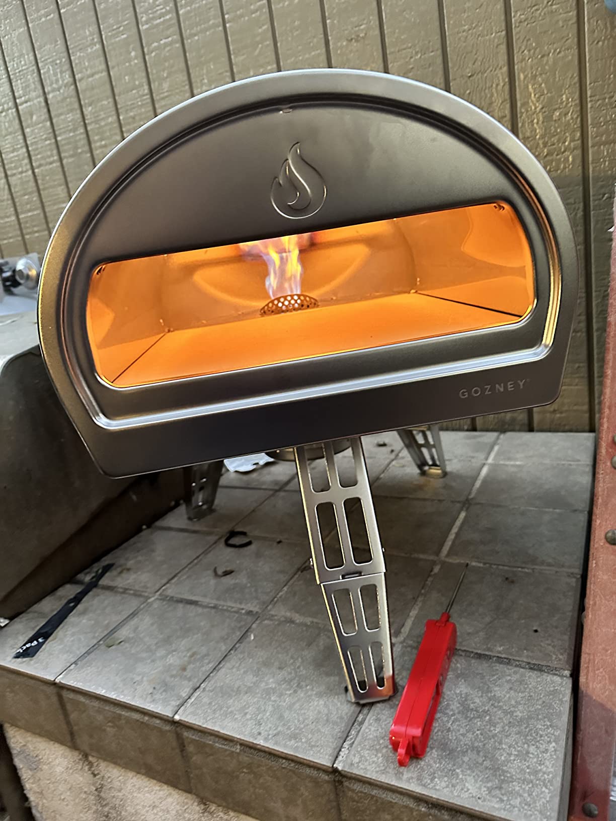Gozney Roccbox Outdoor Pizza Oven, Portable, Gas & Wood Fired - Black | Heats up to 950F, Restaurant-Grade, Compact and Low-Profile Design Make 12