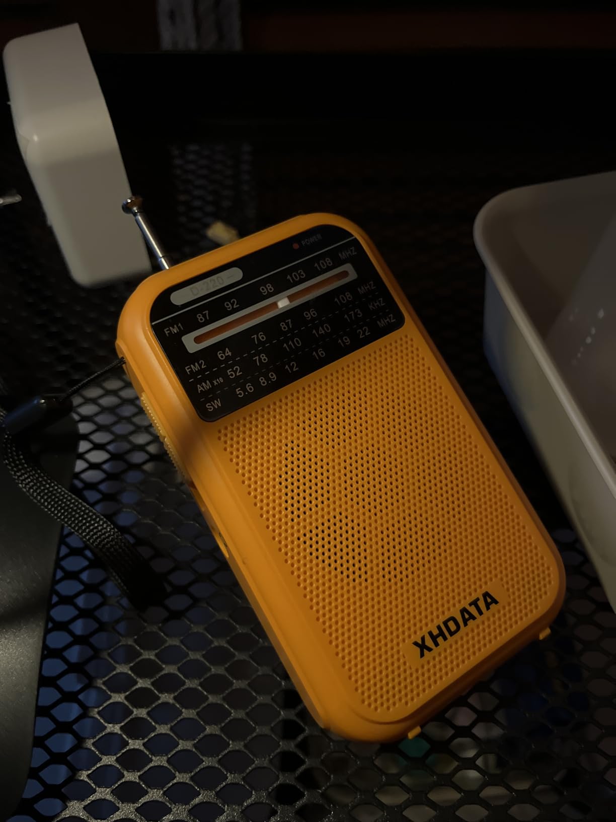 XHDATA D220 Portable Radio AM FM SW Shortwave Receiver Pocket Radio | 2AA Battery Operated, Transistor Radio with Excellent Reception for Gift, Family, Elder (Orange) customer photo 2