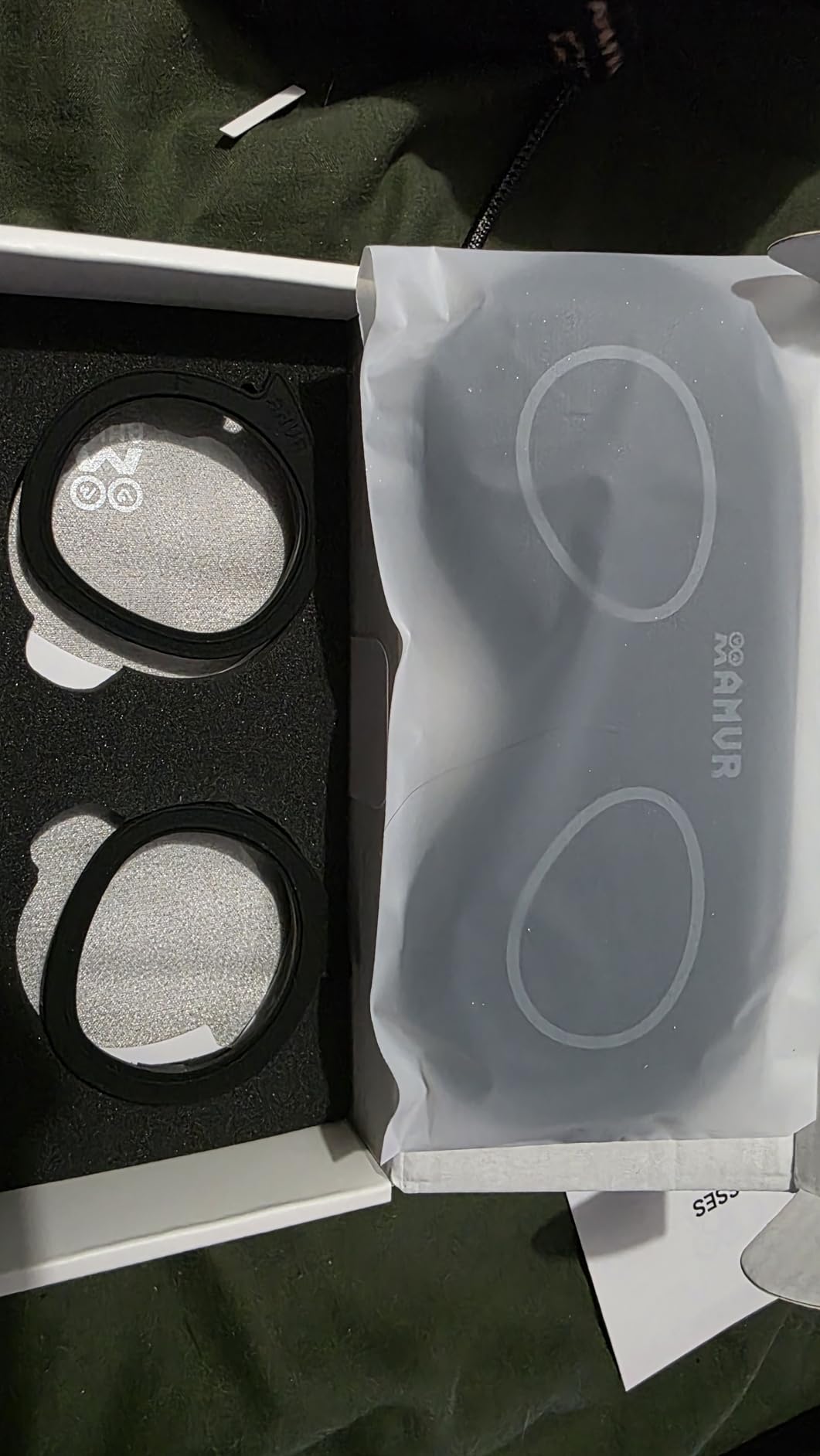 AMVR Lens Protector Set Compatible with Meta/Oculus Quest 3 Accessories | Glasses Spacer for Q3 Lenses, Soft Silicone Rings Protect Prescription Glasses (Not for Q3S) (Only Spacer Frame, No Lenses) customer photo 1