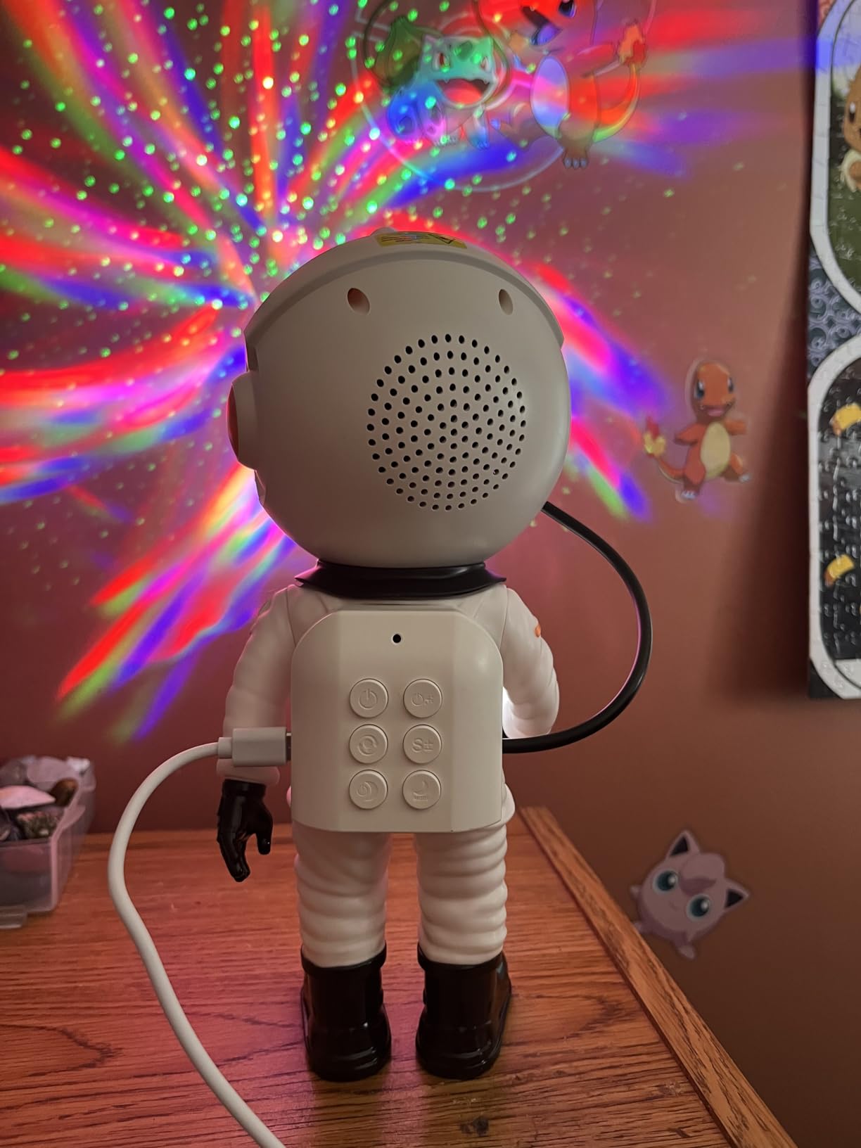 Rossetta Astronaut Galaxy Projector, Star Projector Night Light for Kids | 29 Lighting Effects, Night Light Mode, Magnetic Head, Remote Control, Auto-Off Timer, Gifts for Kids, Adults, Party, Birthday customer photo 2