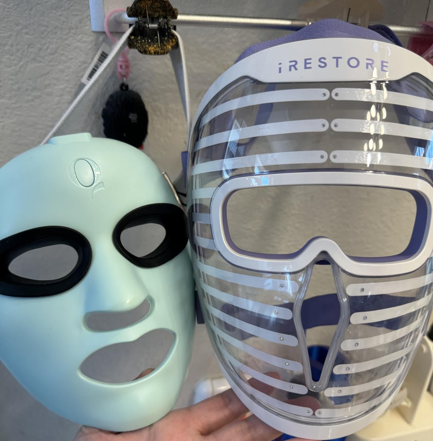 LED Face Mask for Youthful Skin, Red Light Therapy for Face, Red, Blue & Infrared Therapy for Wrinkles, Fine Lines, Dark Spots with 360 LEDs, Skincare Device for Women & Men customer photo 1