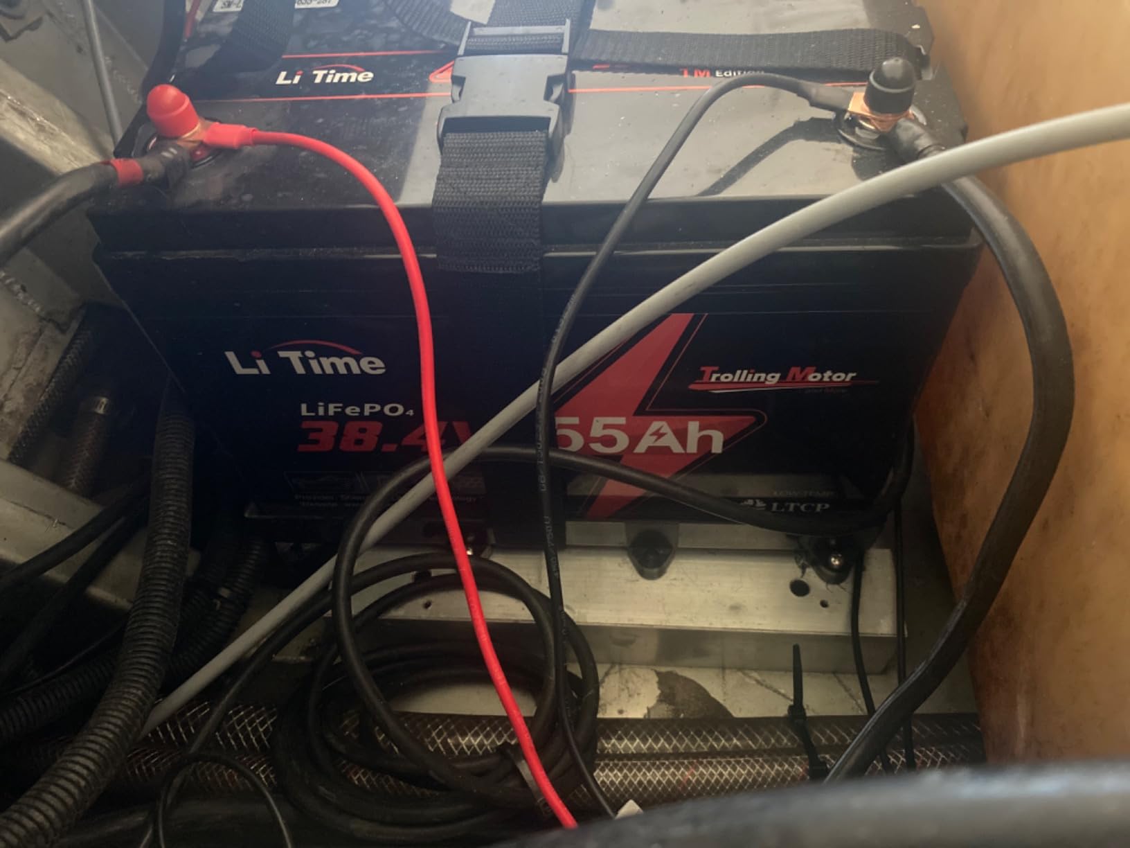 LiTime 36V 50Ah TM LiFePO4 Battery with Low Temp Protection, Deep Cycle Rechargeable Lithium Battery Group31, Up to 15000 Cycles, Perfect for Trolling Motors, Yacht, Boats, Marine, RV, Home customer photo 2