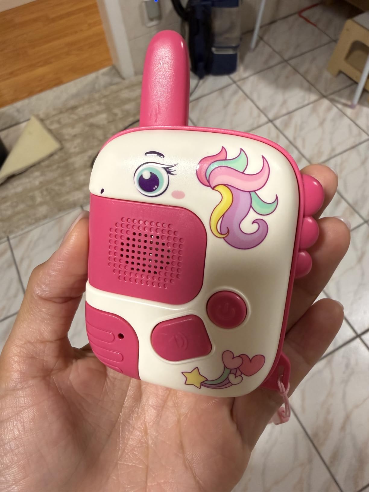 Walkie Talkies Toys for Girls: Unicorn Toys 2 Pack Birthday Gifts for 3 4 5-7 8 Year Old Girls Toy for 4 5 6 7 8-10 Year Old Camping Outdoor Game, Christmas Stocking Stuffers for Girls Kids customer photo 1