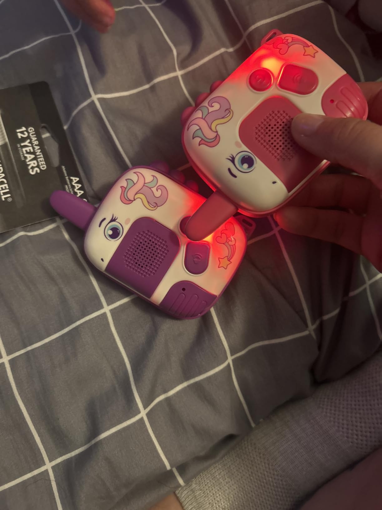 Walkie Talkies Toys for Girls: Unicorn Toys 2 Pack Birthday Gifts for 3 4 5-7 8 Year Old Girls Toy for 4 5 6 7 8-10 Year Old Camping Outdoor Game, Christmas Stocking Stuffers for Girls Kids customer photo 2